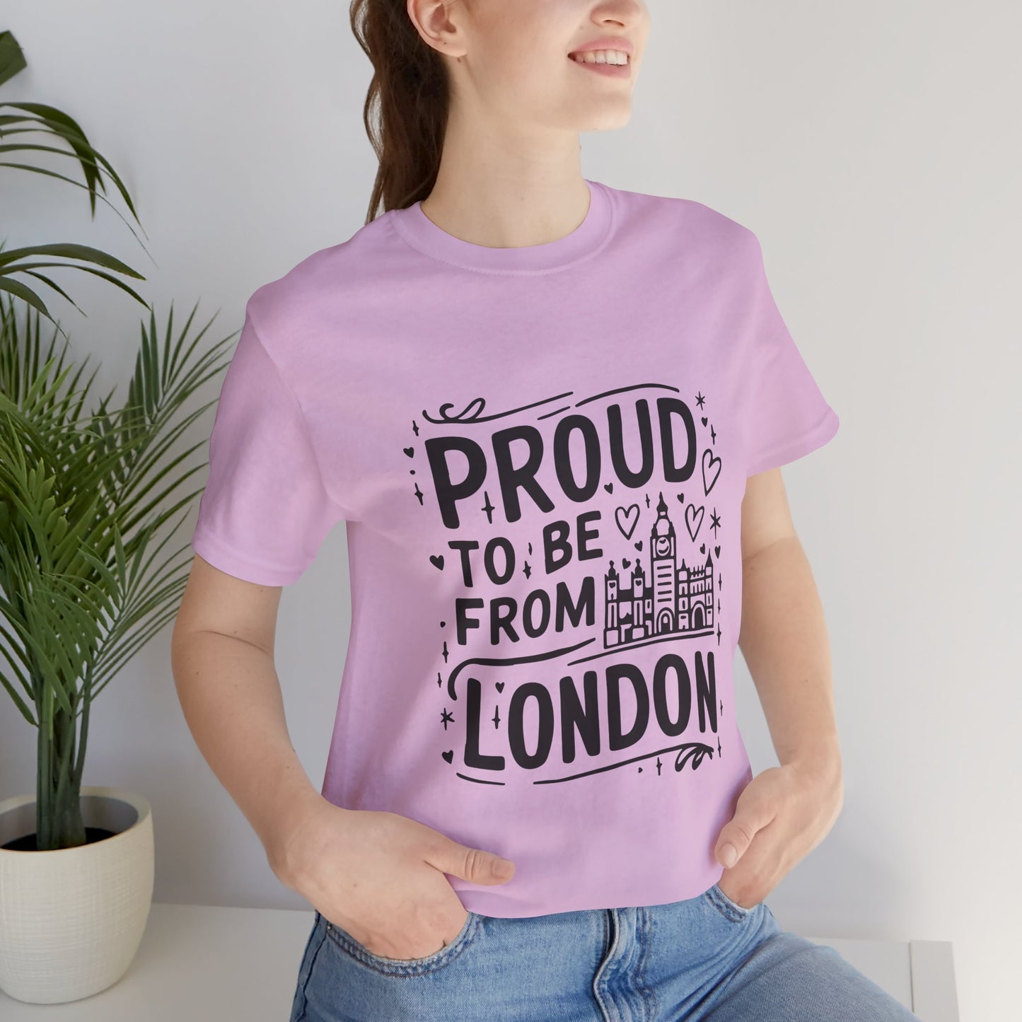 Unisex Jersey Short Sleeve Tee - Proud to be from London