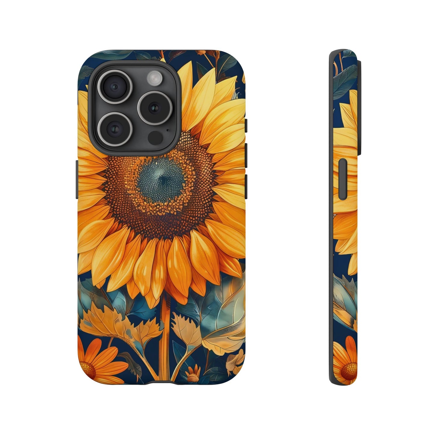 Sunflower Phone Case - Floral Design for Nature Lovers, Cute Spring Accessory, Gift for Her, Eco-Friendly Cover