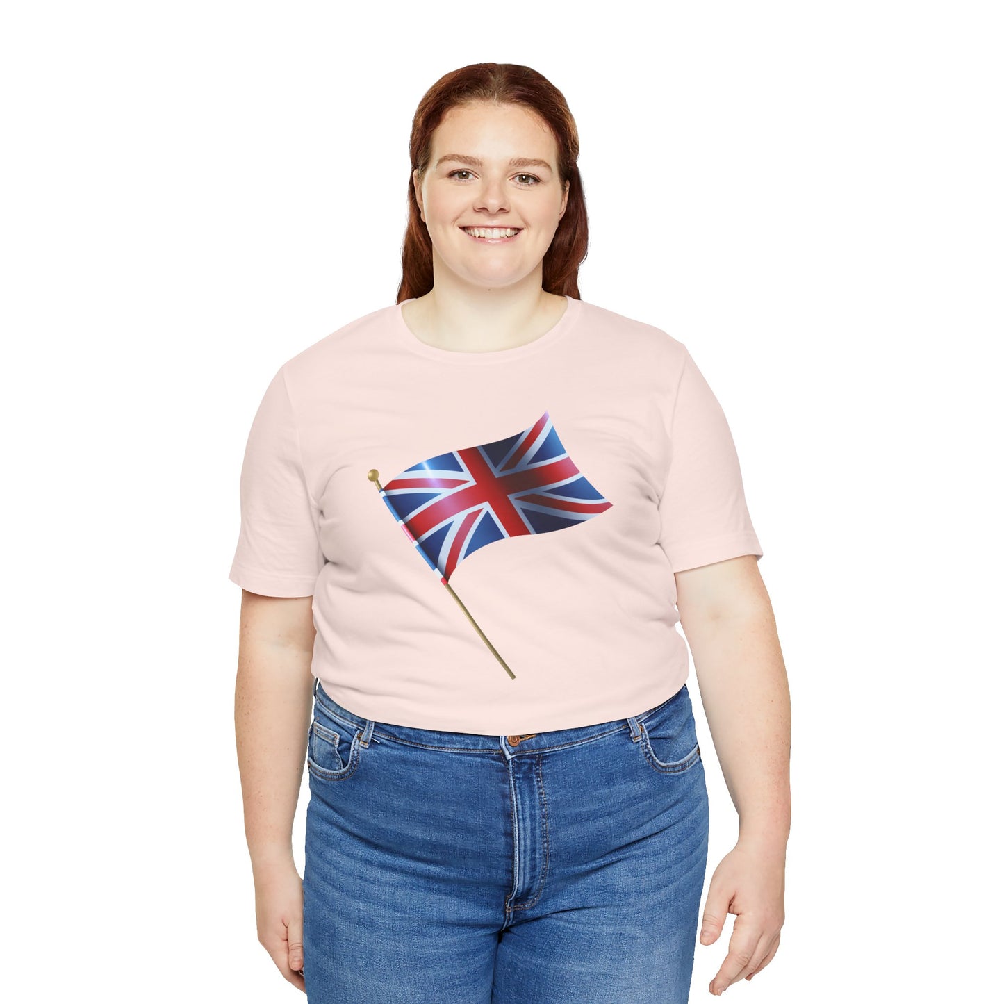 Unisex Jersey Short Sleeve Tee - Classic UK Flag Design - Union Jack Symbol