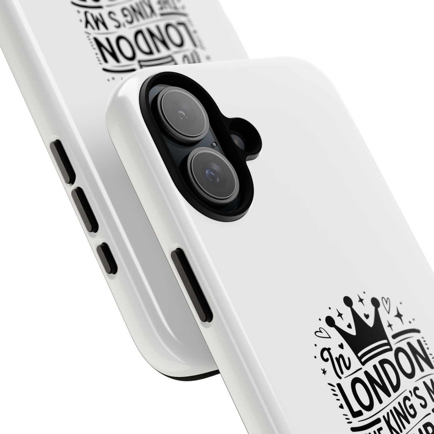 London-Themed Tough Phone Case - Chic & Stylish Protection