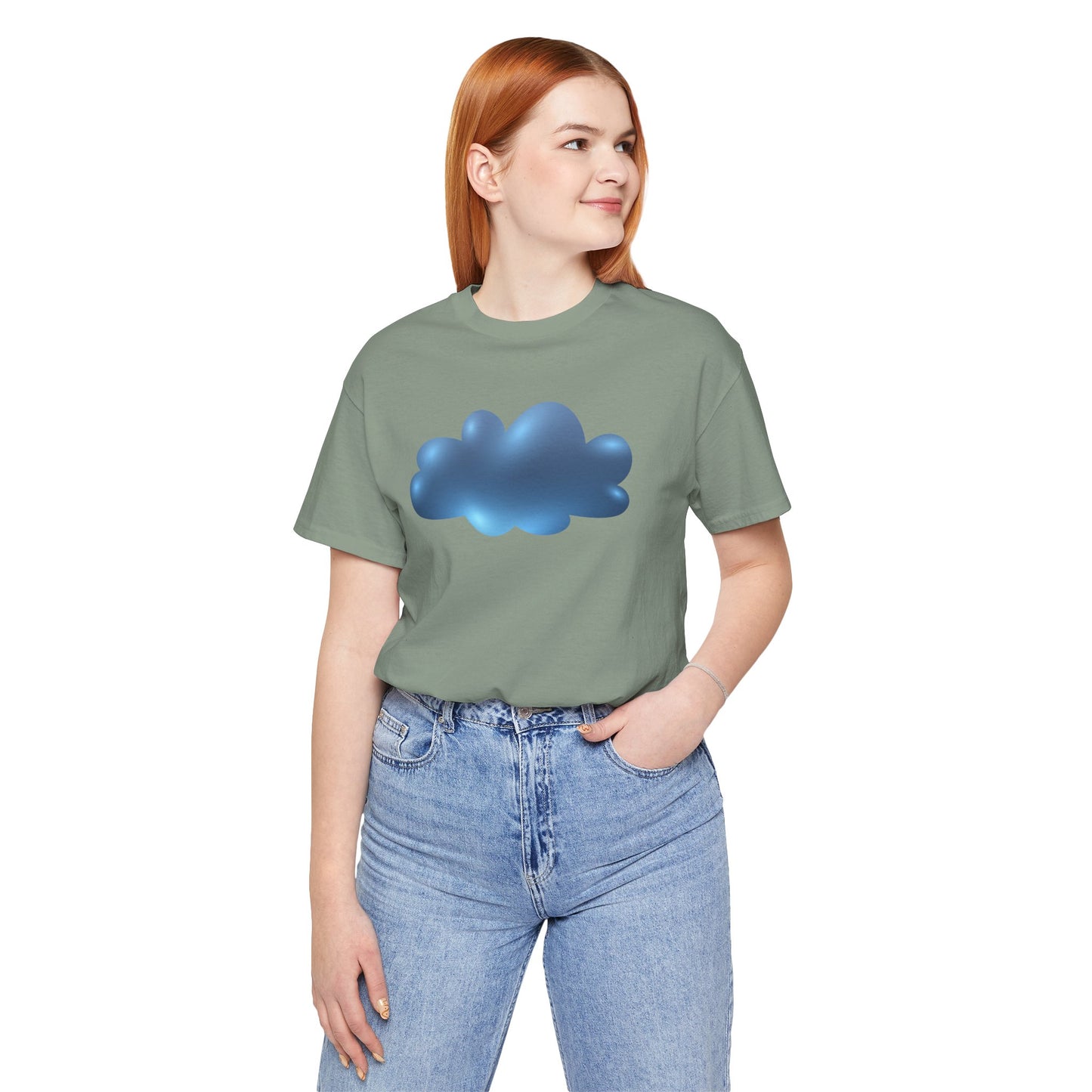 Unisex Jersey Short Sleeve Tee - Serene Cloudscape - Dreamy Cloud