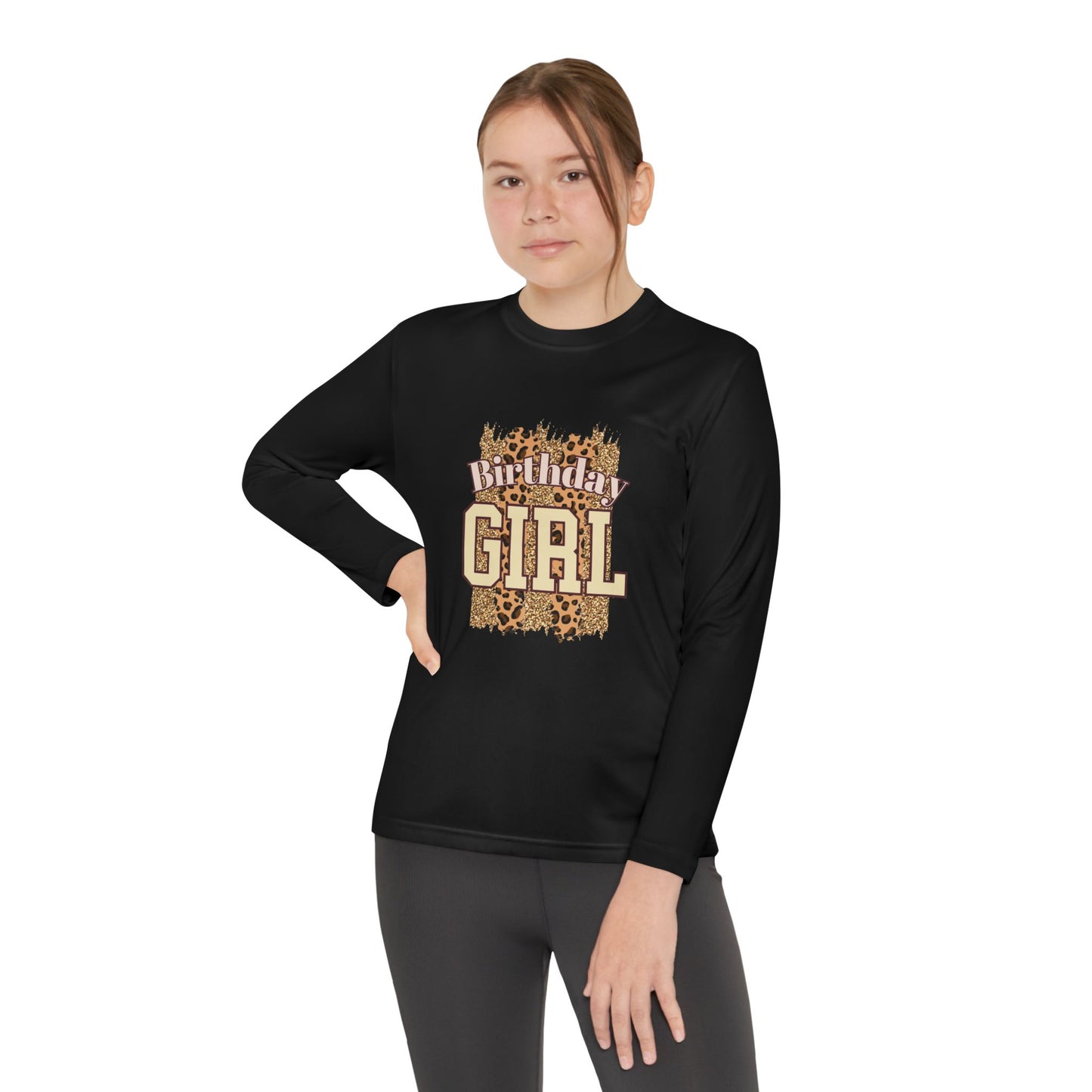 Birthday Girl Youth Long Sleeve Tee - Fun and Stylish Celebration Shirt