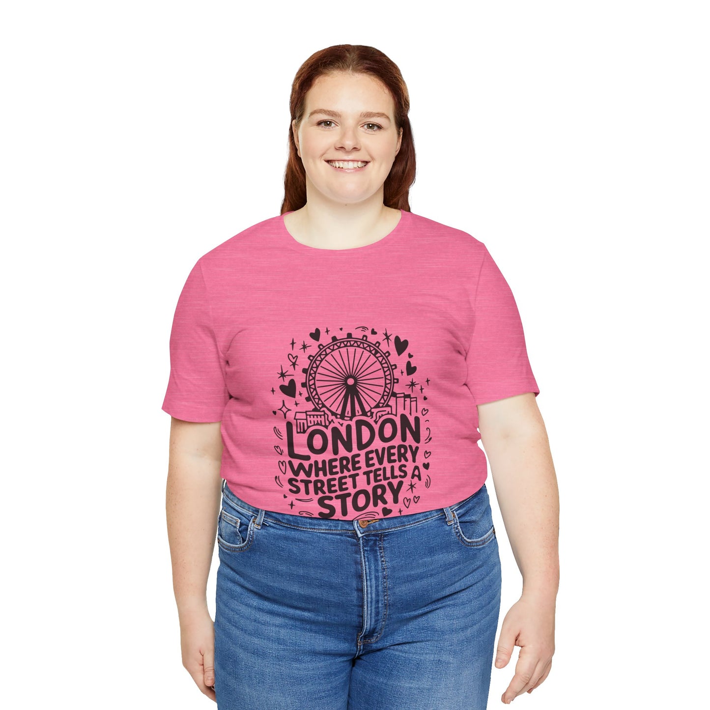 Unisex Jersey Short Sleeve Tee - London's Story Telling Street