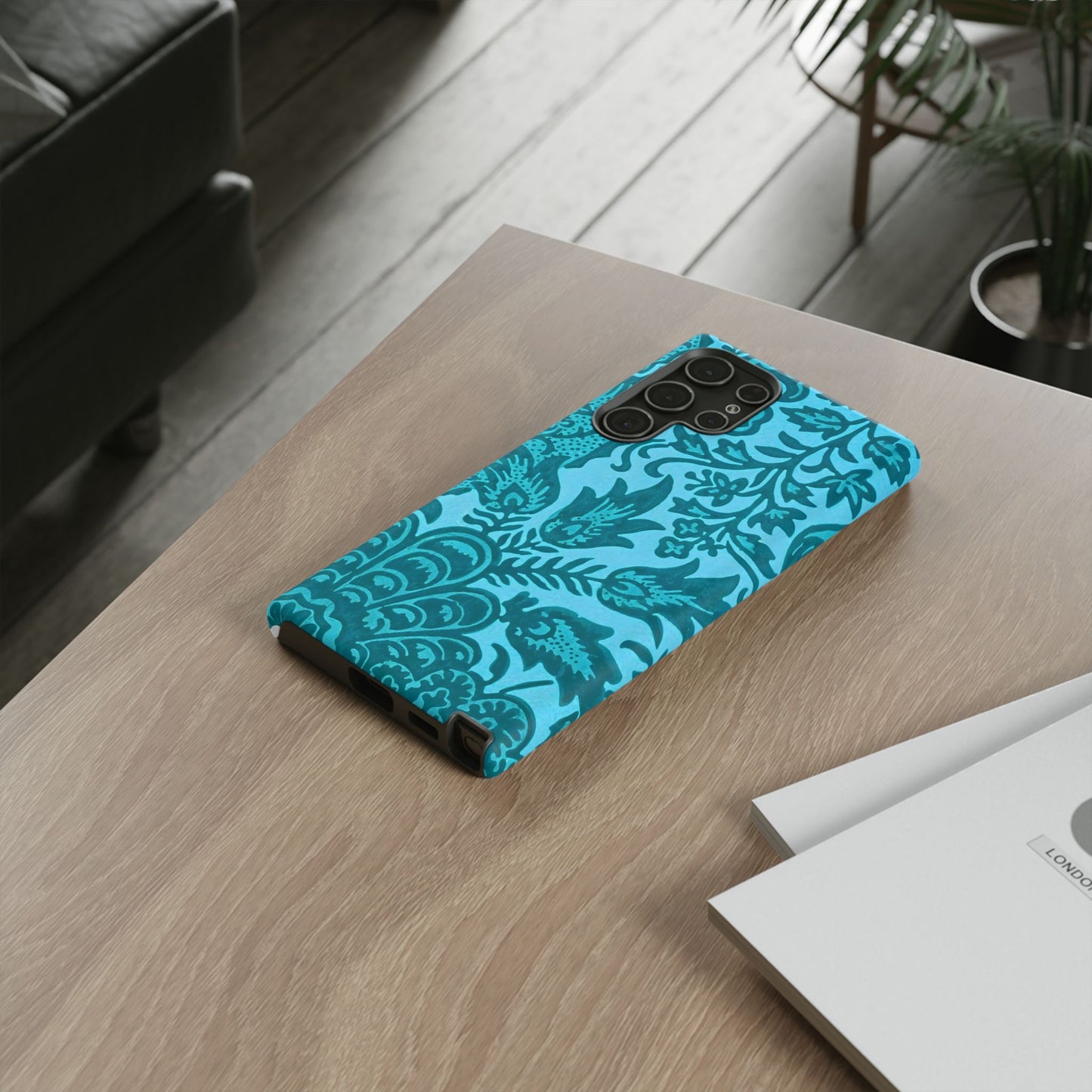 Bohemian Phone Case, Tough Floral Phone Cover, Artistic Phone Protector, Gift for Her, Unique Tech Accessories