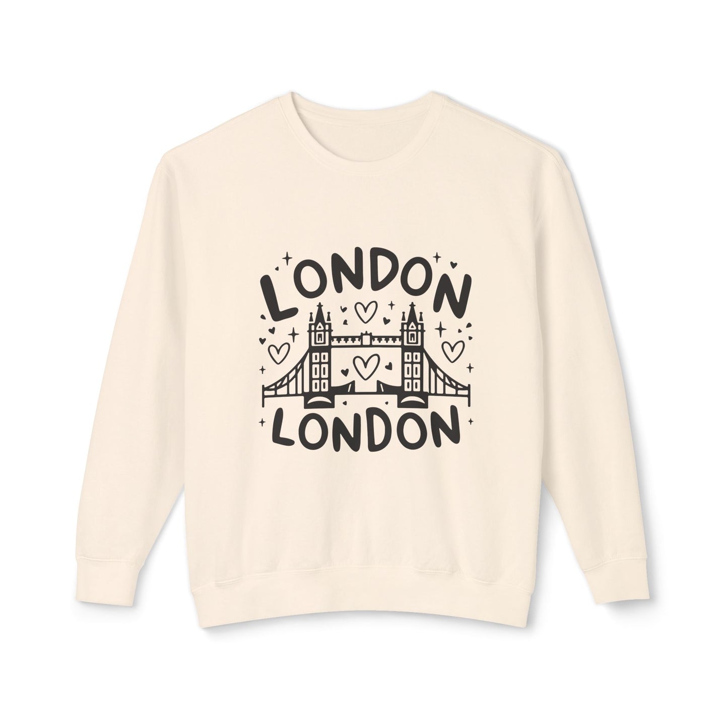 Unisex Lightweight Crewneck Sweatshirt - Adorable London