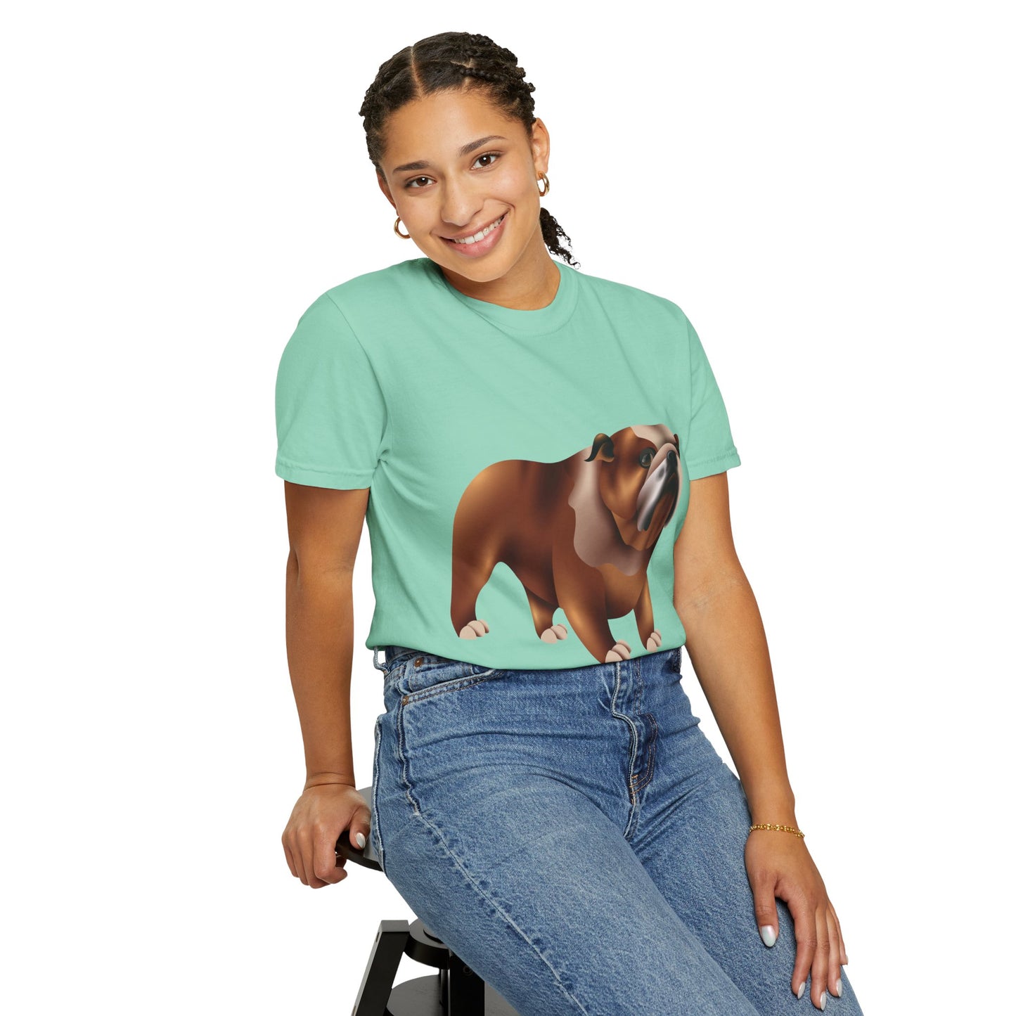 Unisex Garment-Dyed T-shirt - Lovely British Dog