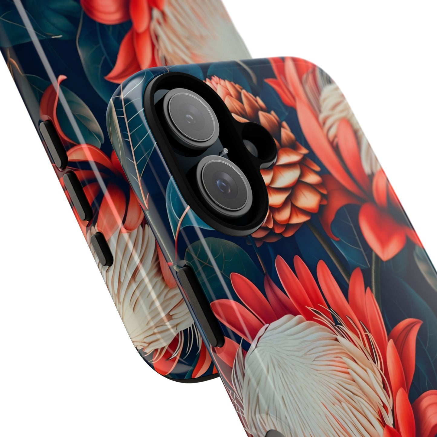 Floral Phone Case for Tough Love, Durable Cover, Unique Gift for Nature Lovers, Birthday, Mother's Day, Floral Design