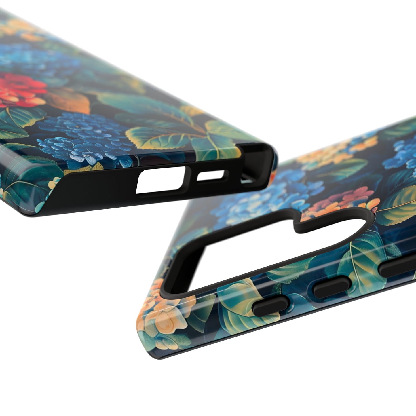 Floral Tough Phone Case, Durable Smartphone Cover, Flower Design, Gift for Her, Stylish Protection