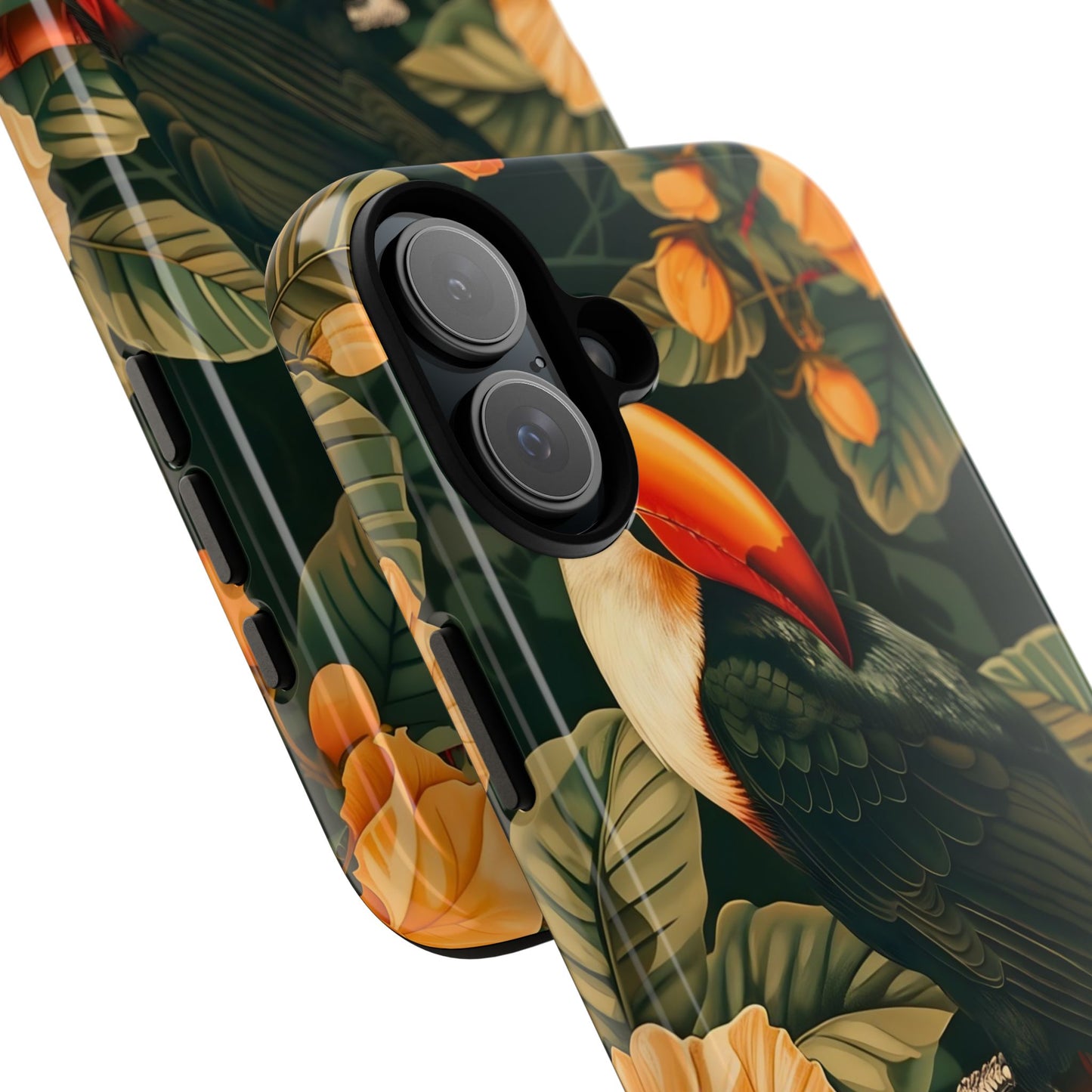 Tropical Toucan Phone Case, Exotic Bird Cover, Nature Lover Gift, Eco-Friendly Design, Customizable Tech Accessory