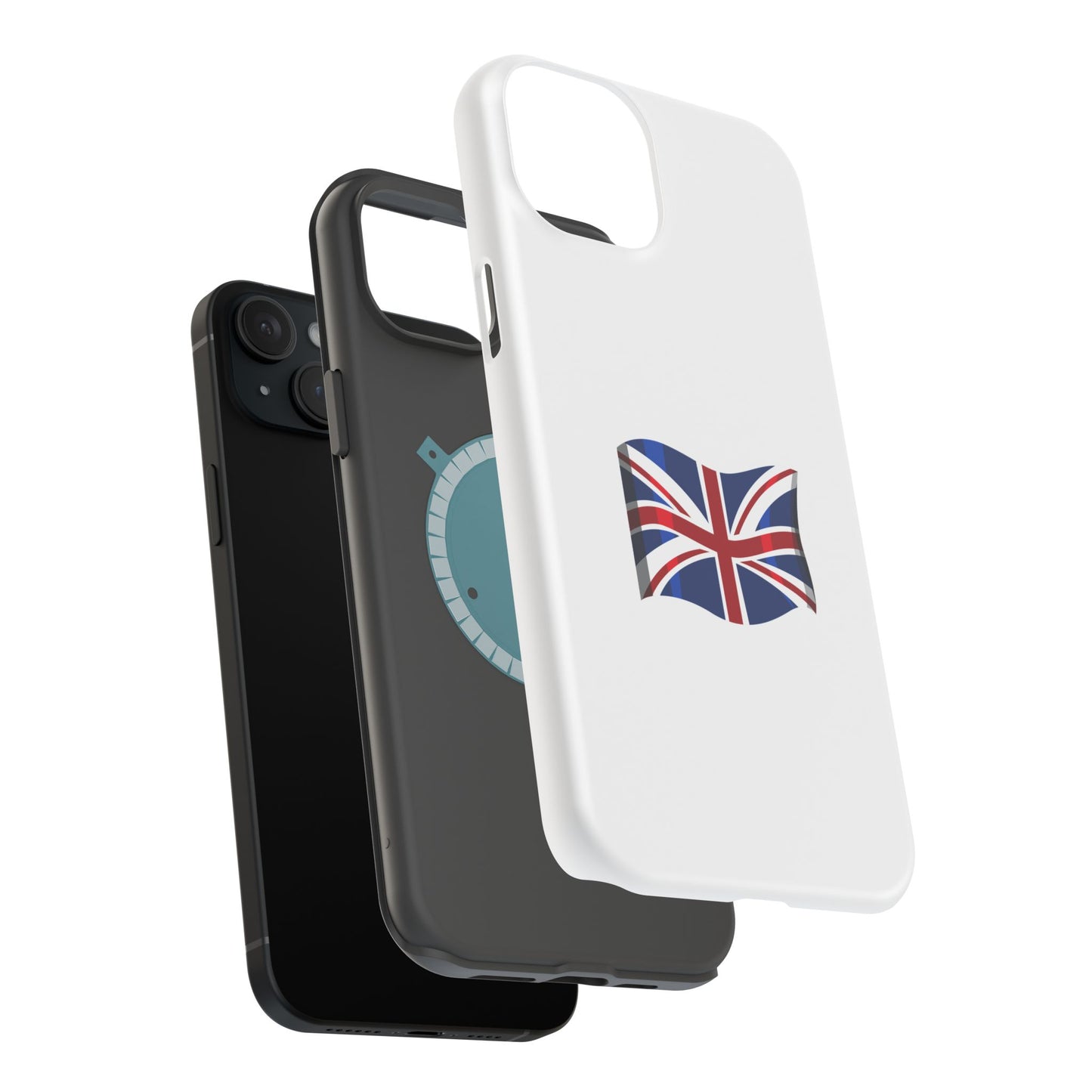 UK Flag Magnetic Phone Case, Durable Tough Cover, Gift for Patriots, Ideal for Travelers, Accessories for Holidays
