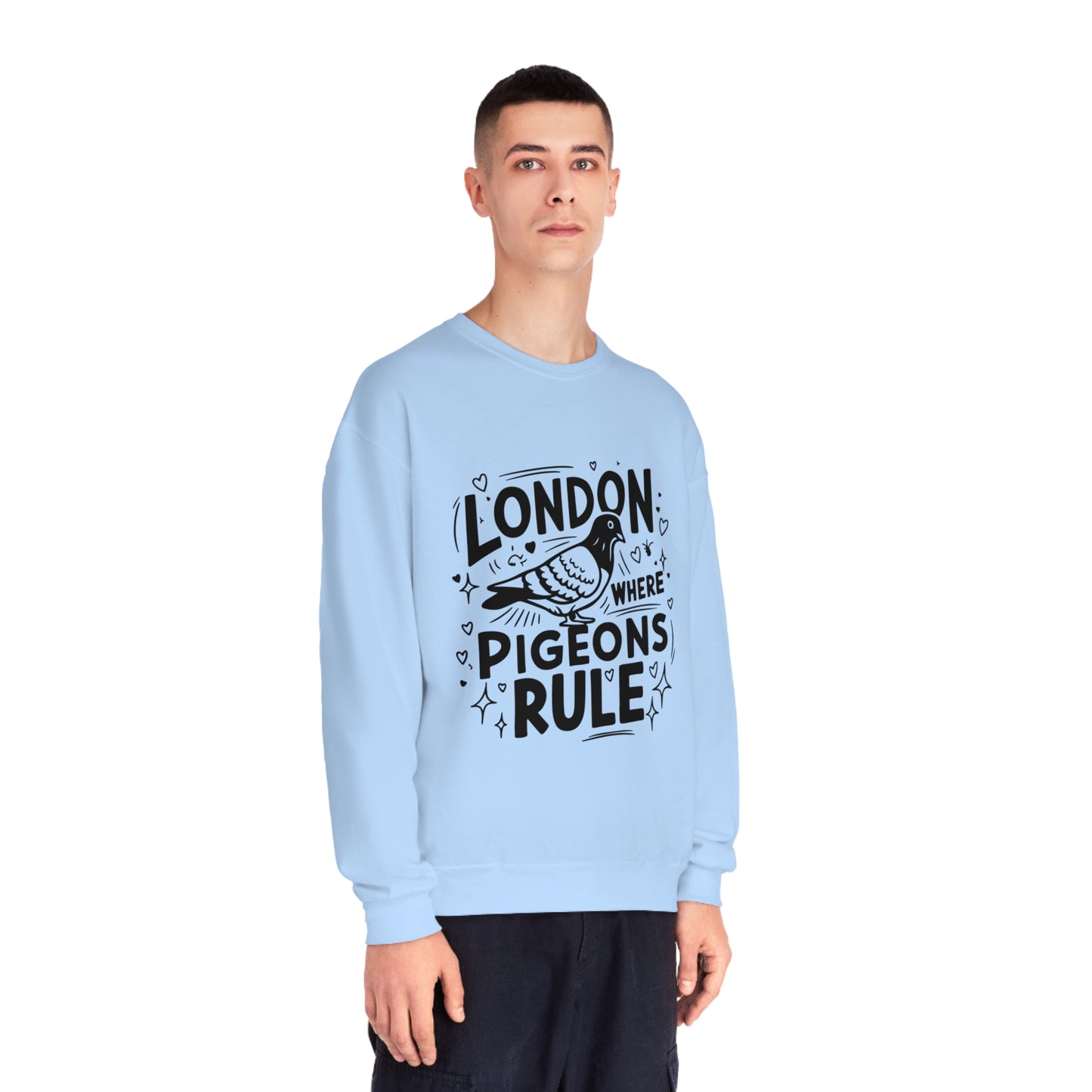 Unisex NuBlend® Crewneck Sweatshirt - Pigeons rule in London