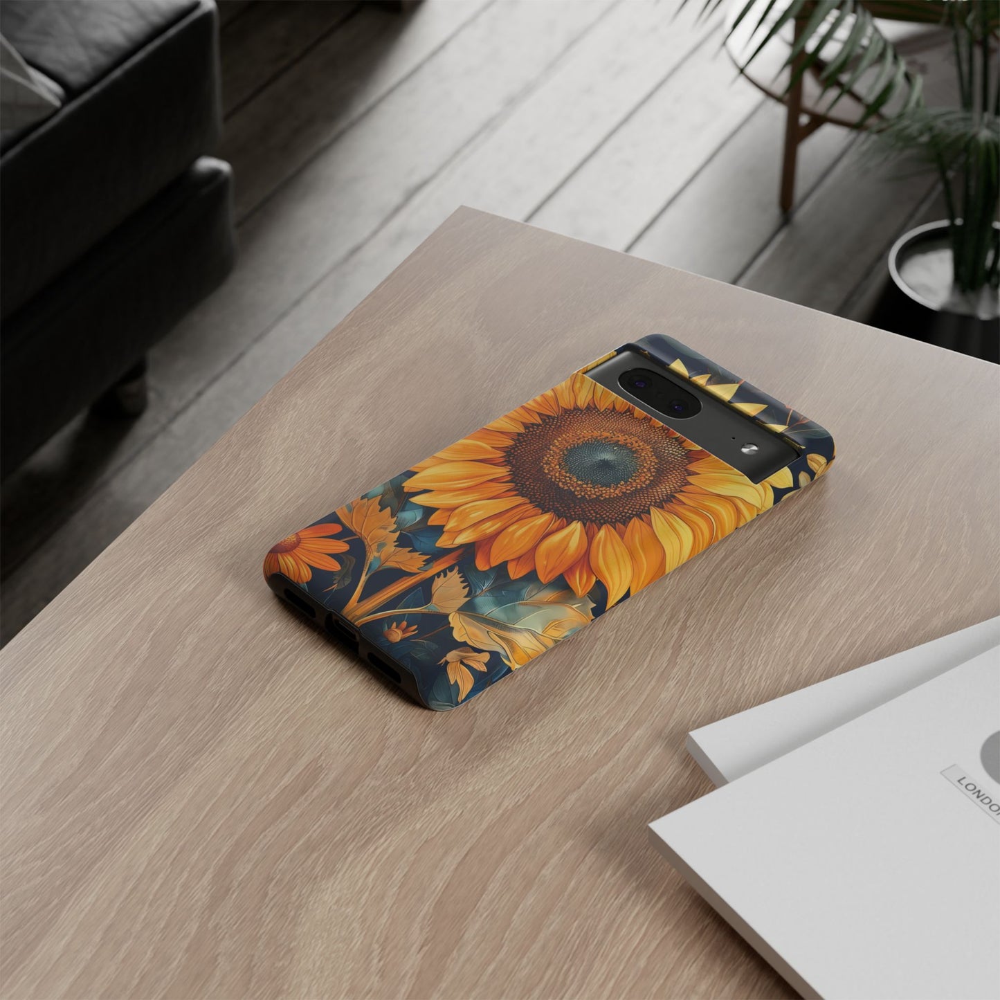 Sunflower Phone Case - Floral Design for Nature Lovers, Cute Spring Accessory, Gift for Her, Eco-Friendly Cover