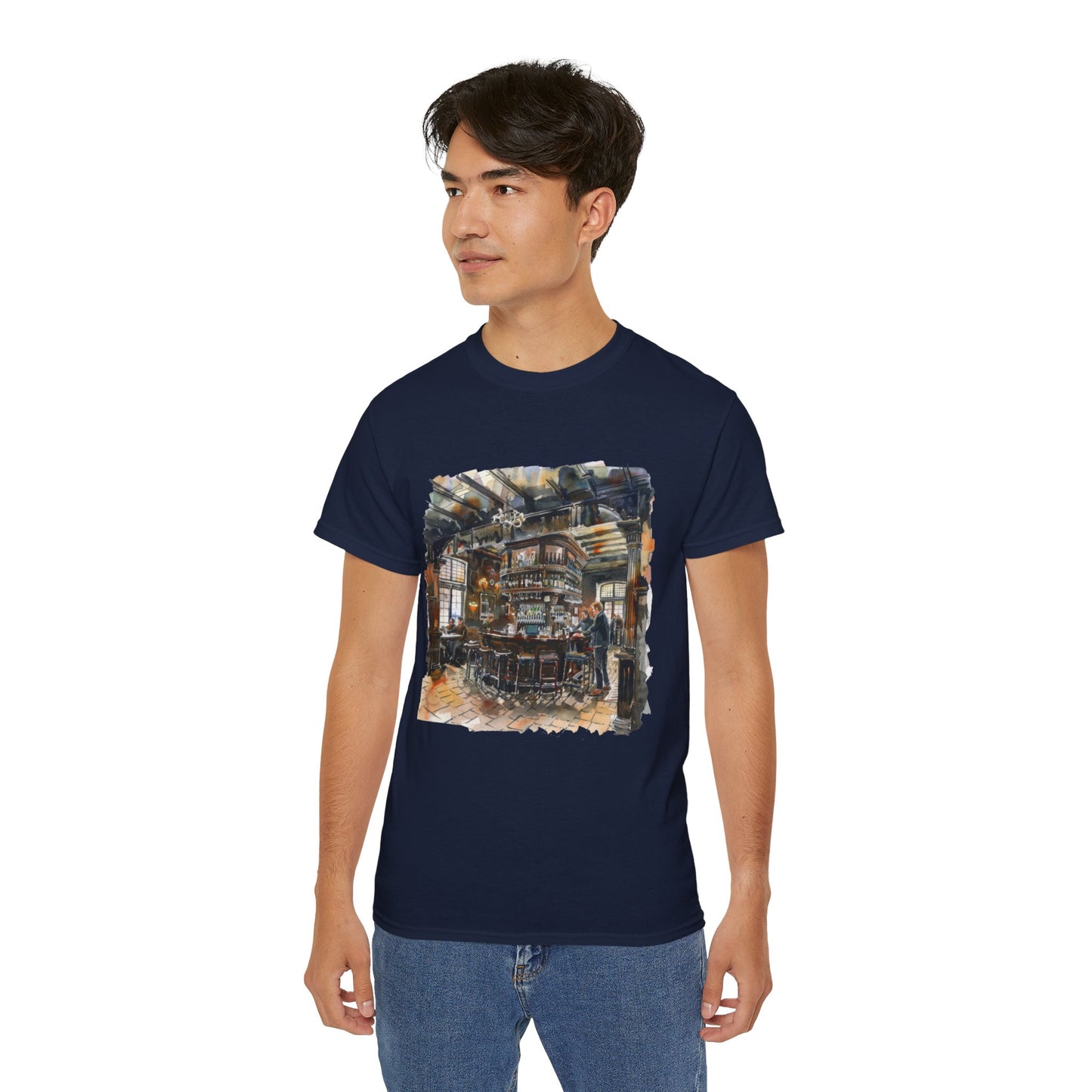 Unisex Ultra Cotton Tee Premium - London Pub