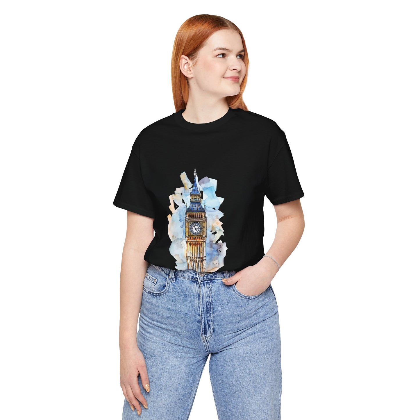 Unisex Jersey Short Sleeve Tee - Iconic Big Ben Clock Tower Design
