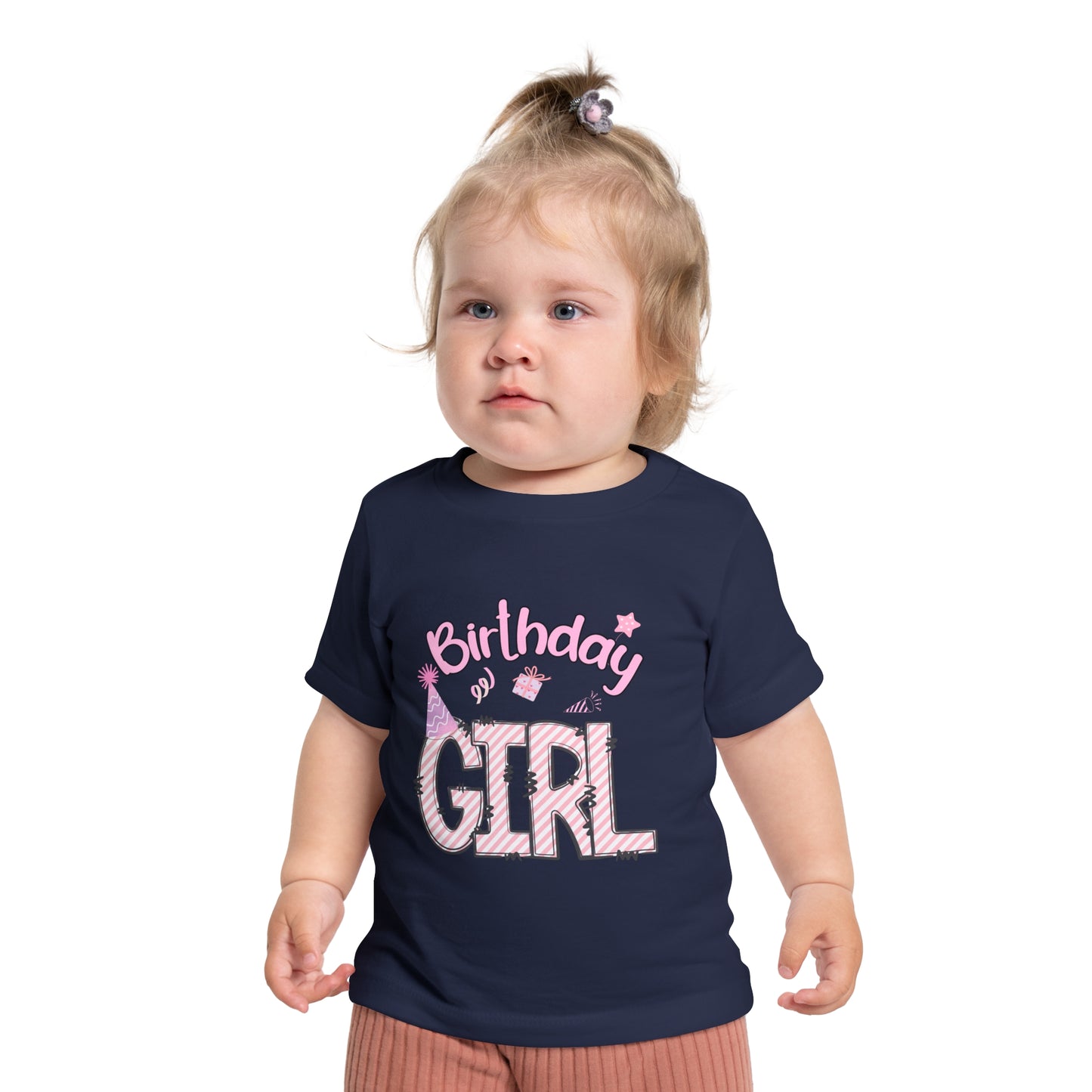 Kids' Birthday Girl T-Shirt - Cute Short Sleeve Tee for Celebrations