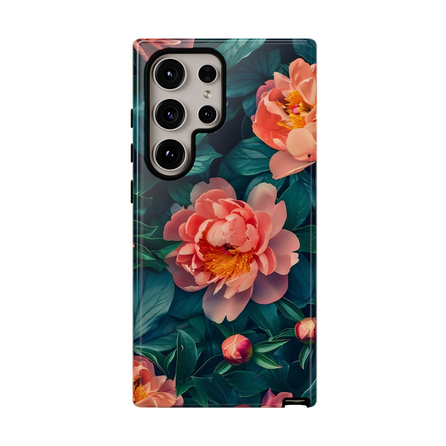 Floral Phone Case - Tough Cases, Flower Design, Botanical Art, Phone Accessory, Gift for Her, Nature Lovers