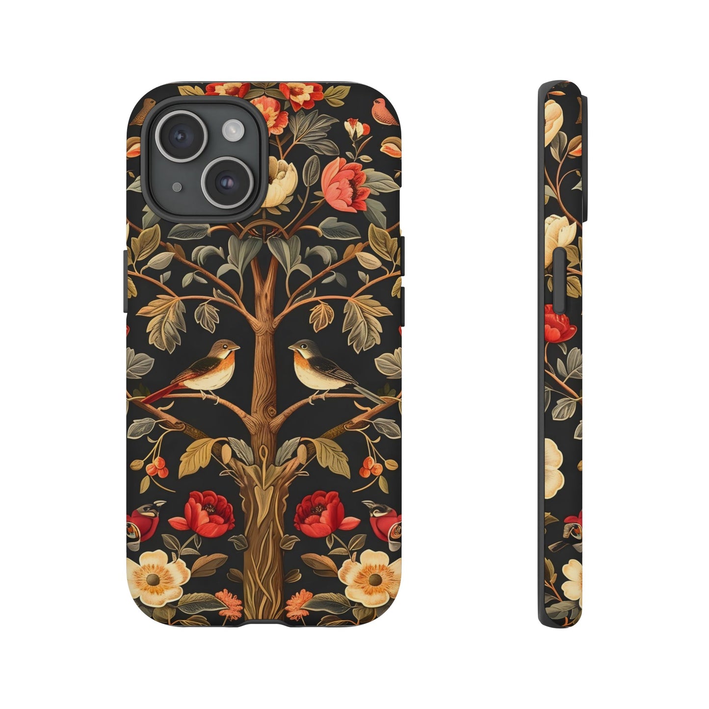 Floral Phone Case - Artistic Tough Cases for Phone Protection, Unique Gifts, Nature-Inspired Design, Eco-Friendly Accessories, Home Decor