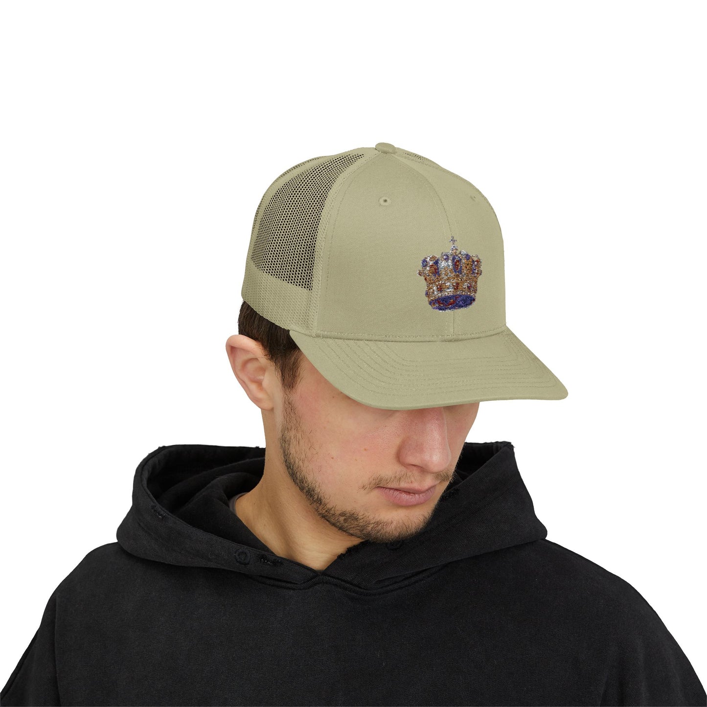 Sparkling Crown Snapback Trucker Cap | Stylish Hat for Festivals, Parties, Birthdays, Outdoor Adventures, and Everyday Wear