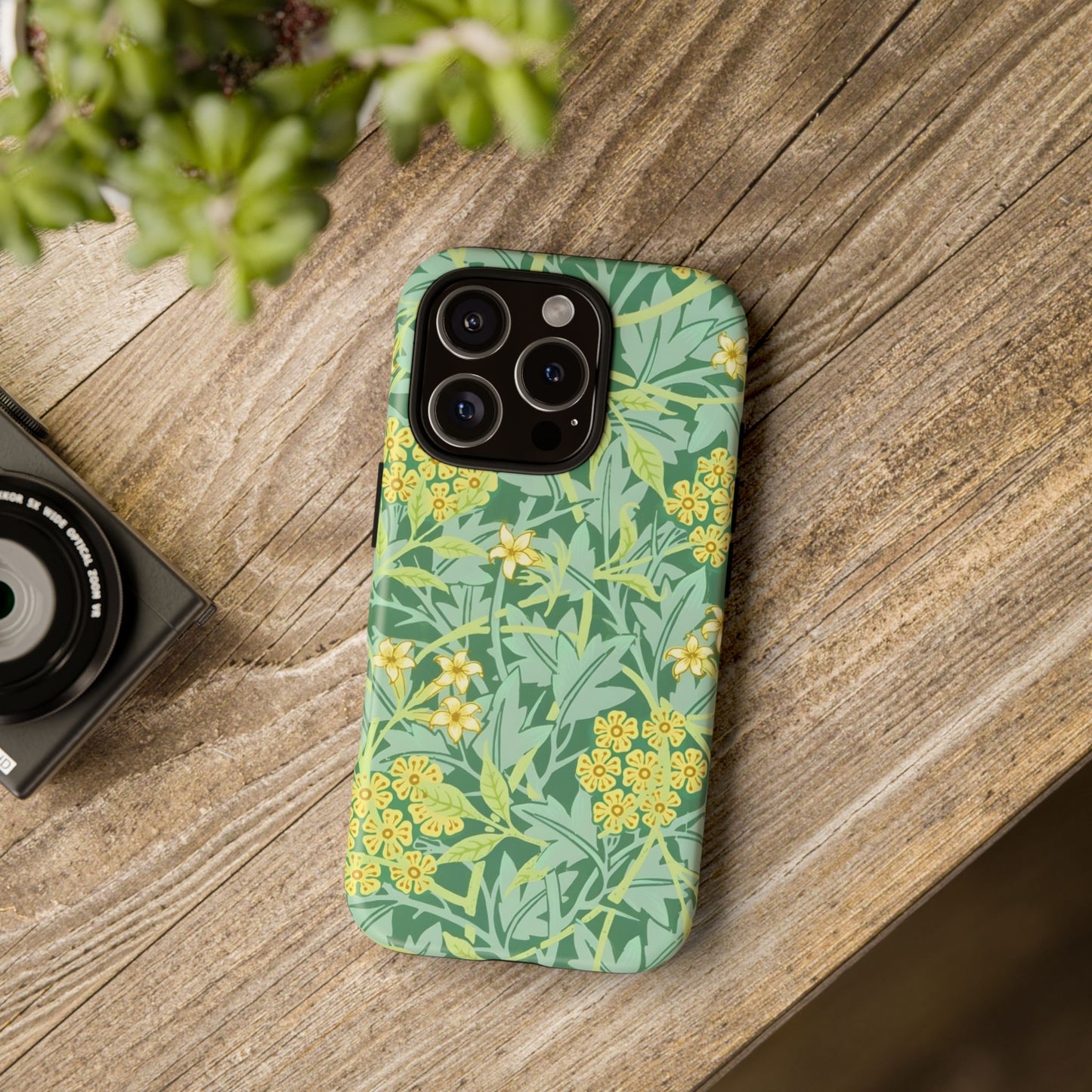 Tough Cases Organic Floral Phone Case, Stylish iPhone Cover, Eco-Friendly Gift, Nature Lover Accessory, Spring Decor, Unique Phone Protector