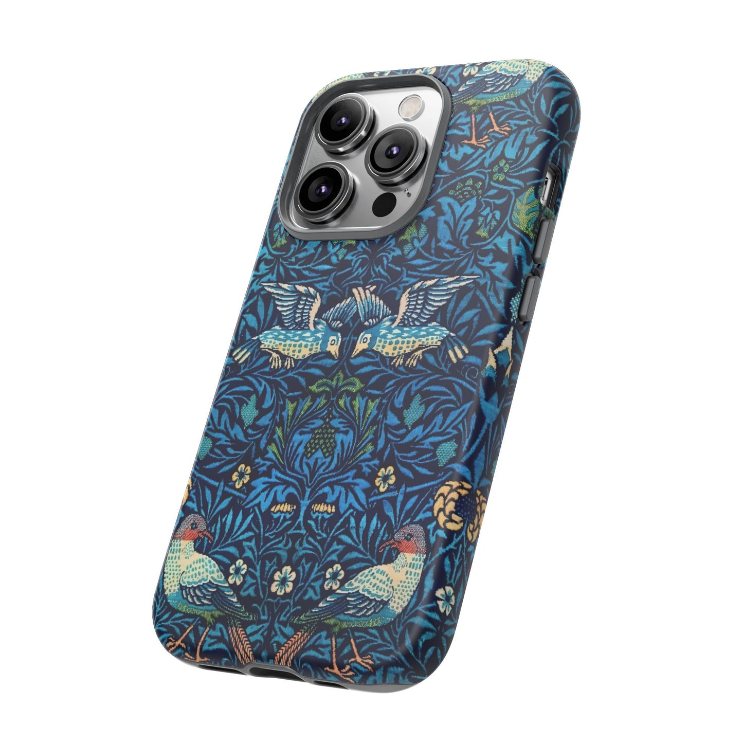 Elegant Bird Pattern Phone Case | Nature Lover Gift, Stylish Mobile Cover, Floral Design, Eco-Friendly, Unique Cell Phone Protector