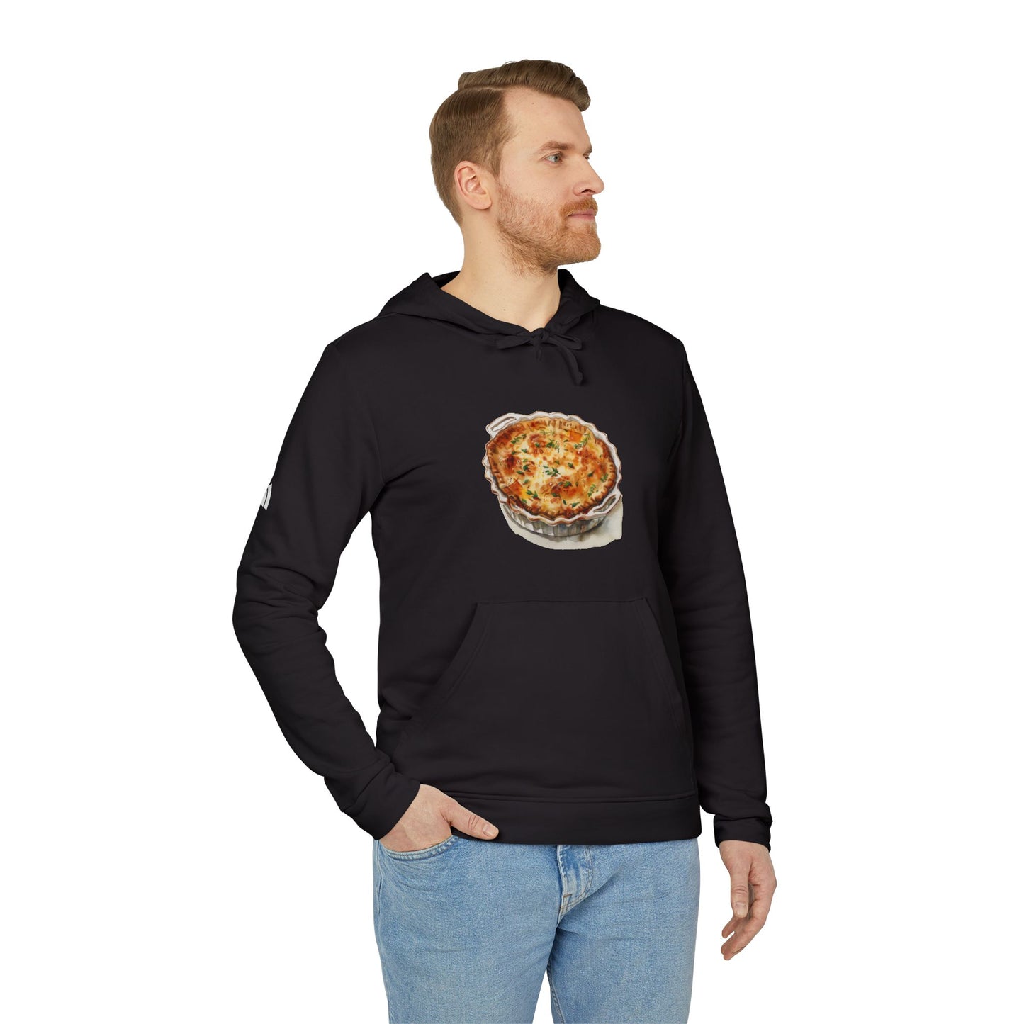 adidas Unisex Fleece Hoodie - A Taste of Royalty British Delights