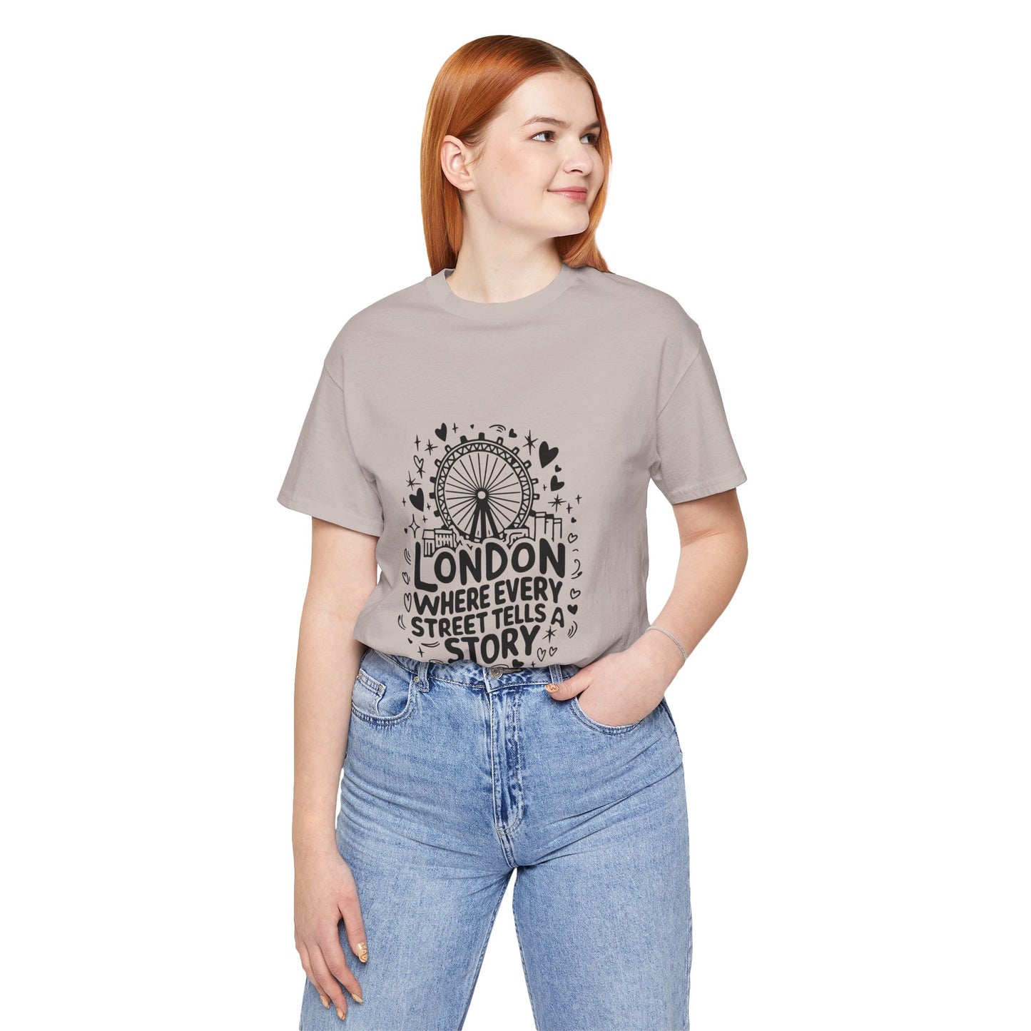 Unisex Jersey Short Sleeve Tee - London's Story Telling Street