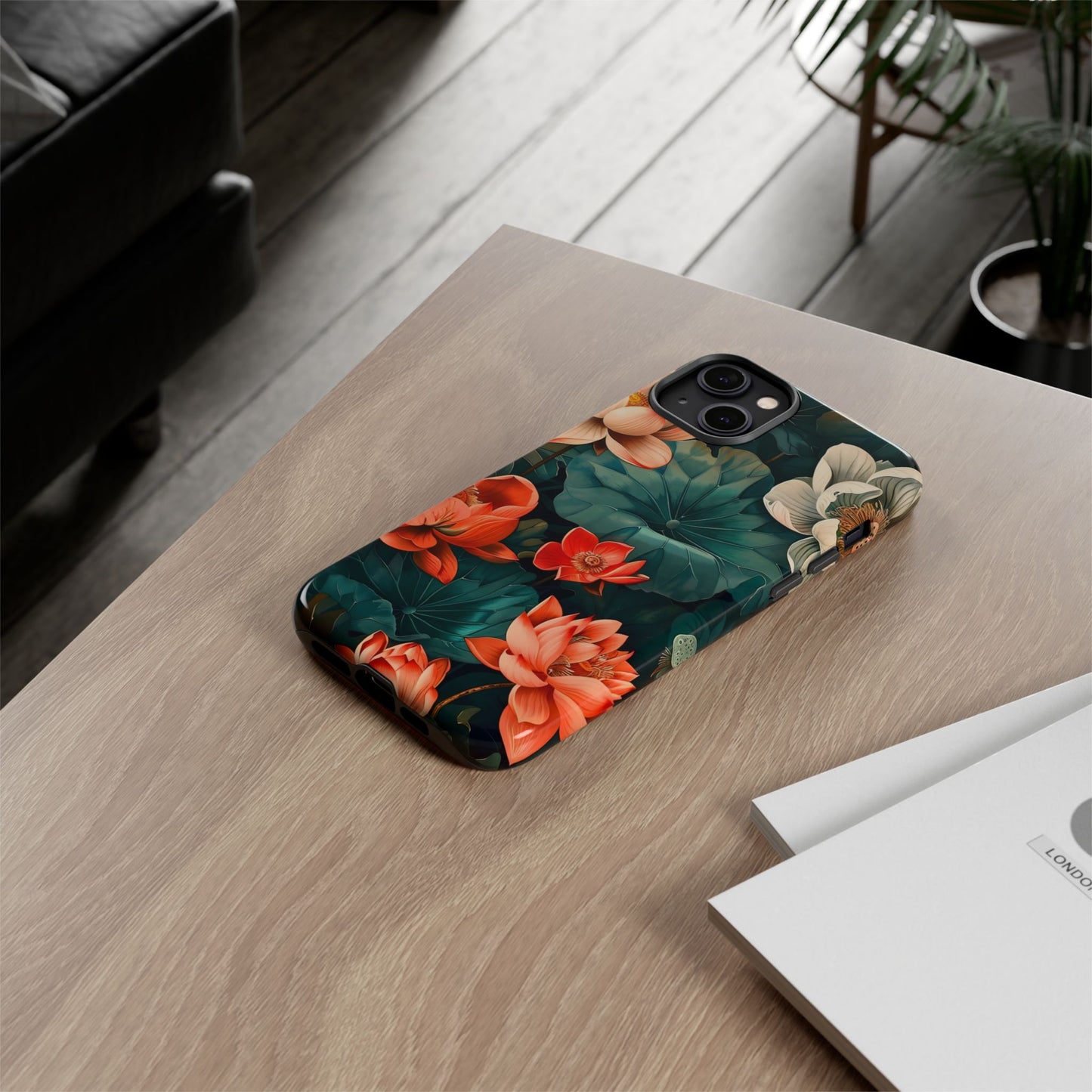 Flower Phone Case, Floral Phone Cover, Tough Case for Floral Lovers, Gift for Her, Stylish Tech Accessories