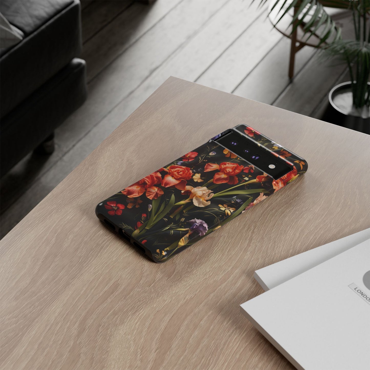 Floral Tough Case for Phone, Durable Protective Phone Cover, Gift for Flower Lovers, Phone Accessories, Spring Vibes