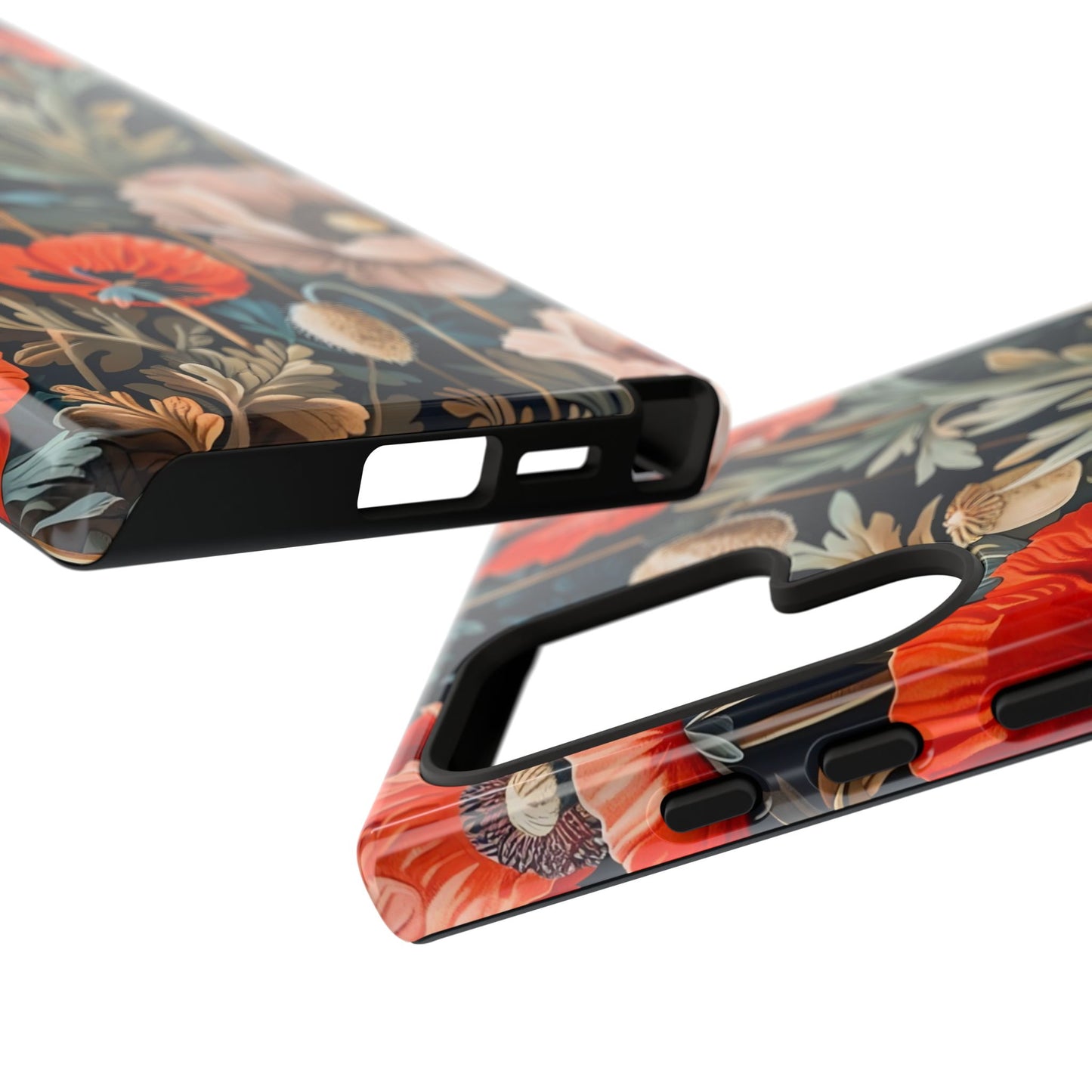 Floral Phone Case - Tough Cases, Flower Design, Chic Tech Accessories, Stylish Gifts, Unique Phone Protectors