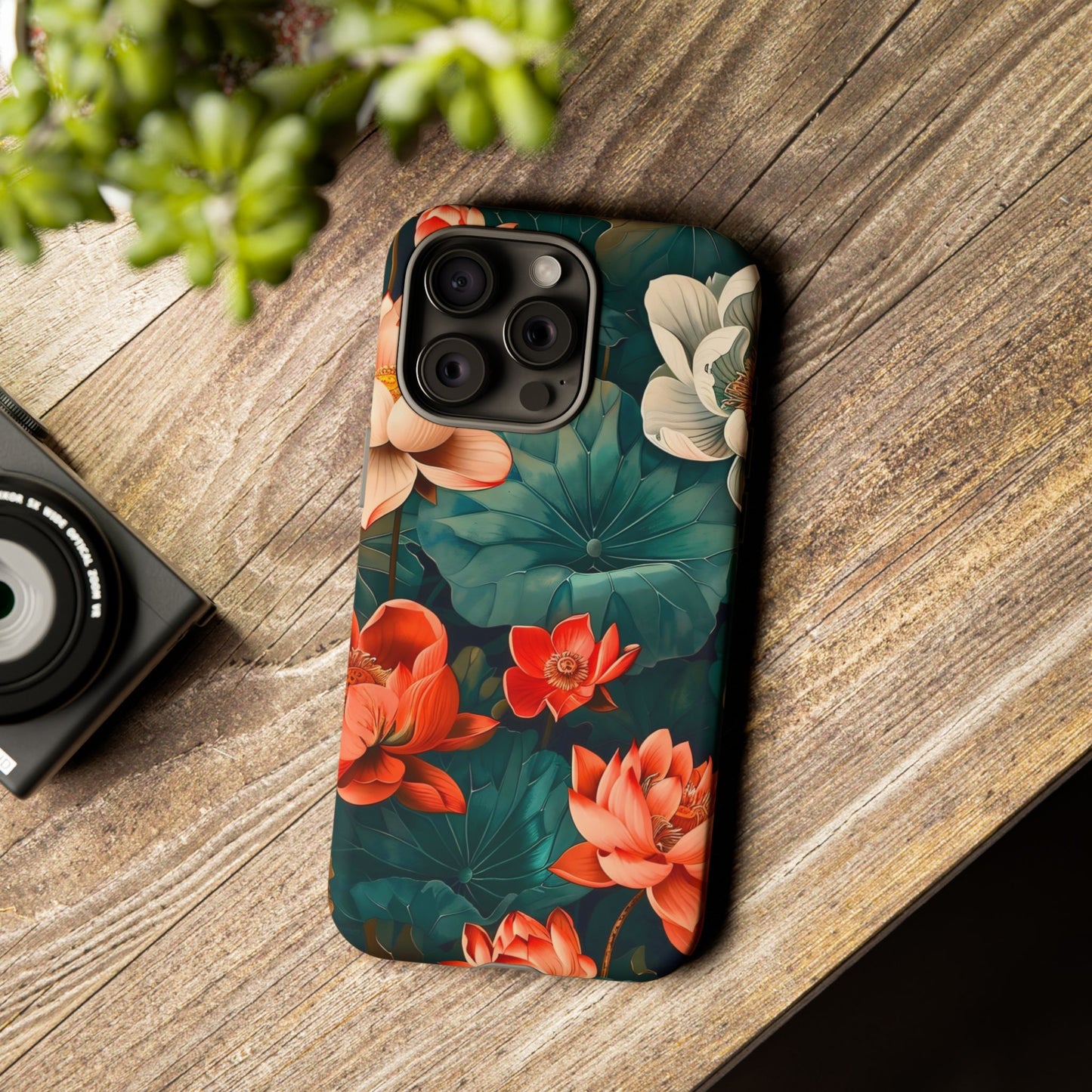 Flower Phone Case, Floral Phone Cover, Tough Case for Floral Lovers, Gift for Her, Stylish Tech Accessories