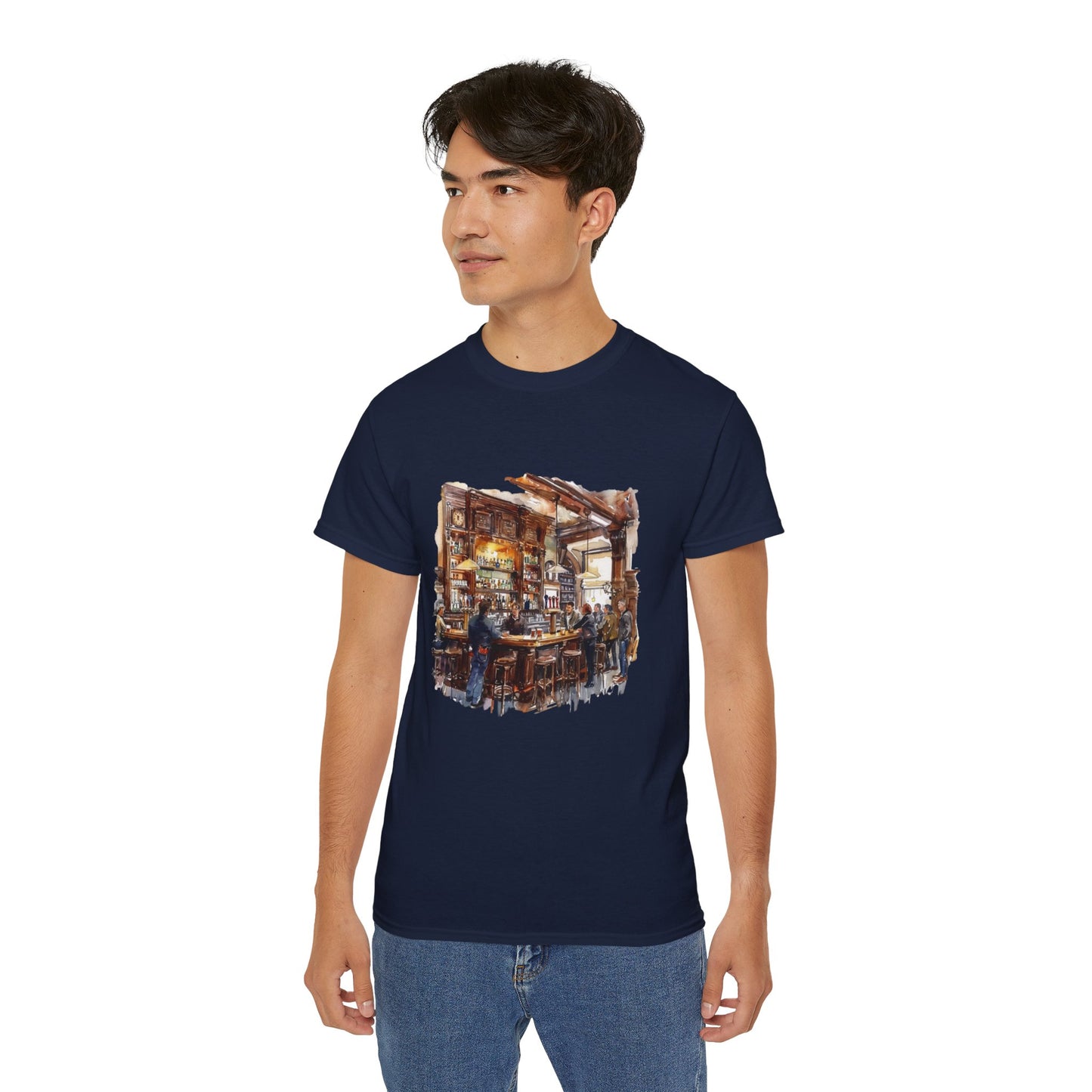 Unisex Ultra Cotton Tee Lightweight - London Pub