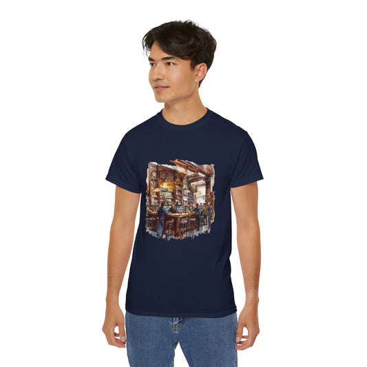 Unisex Ultra Cotton Tee Lightweight - London Pub