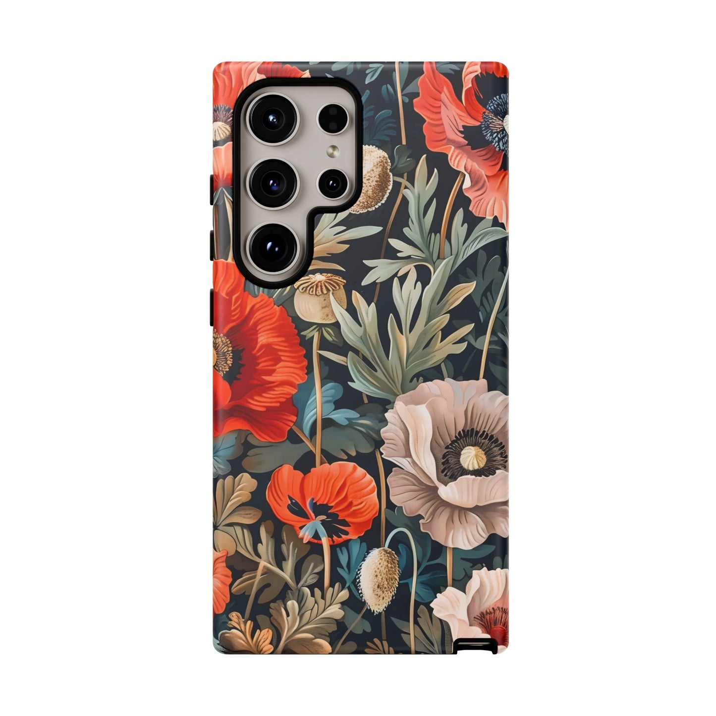 Floral Phone Case - Tough Cases, Flower Design, Chic Tech Accessories, Stylish Gifts, Unique Phone Protectors