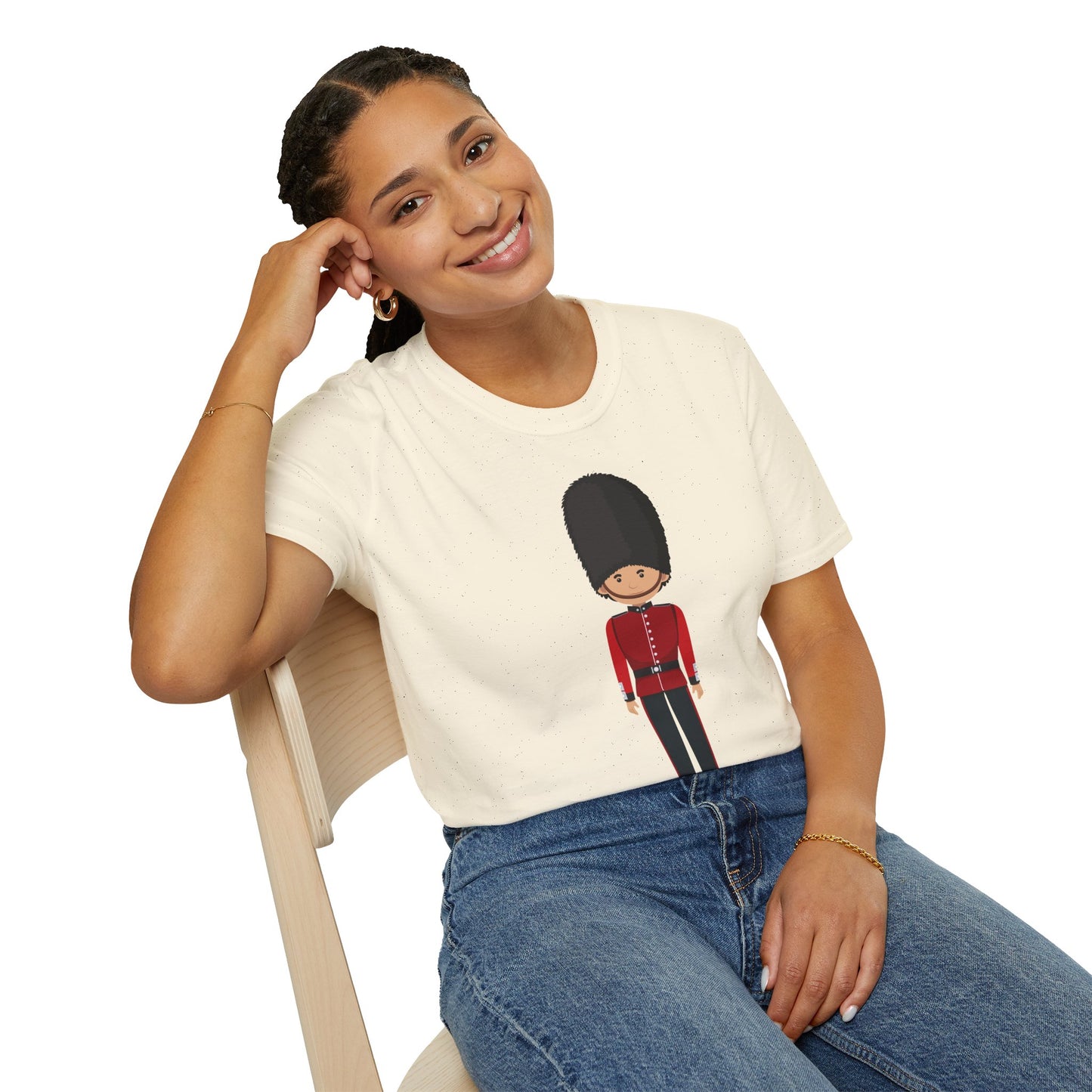 Unisex Softstyle T-Shirt - The Scarlet Guard - Iconic British Soldier