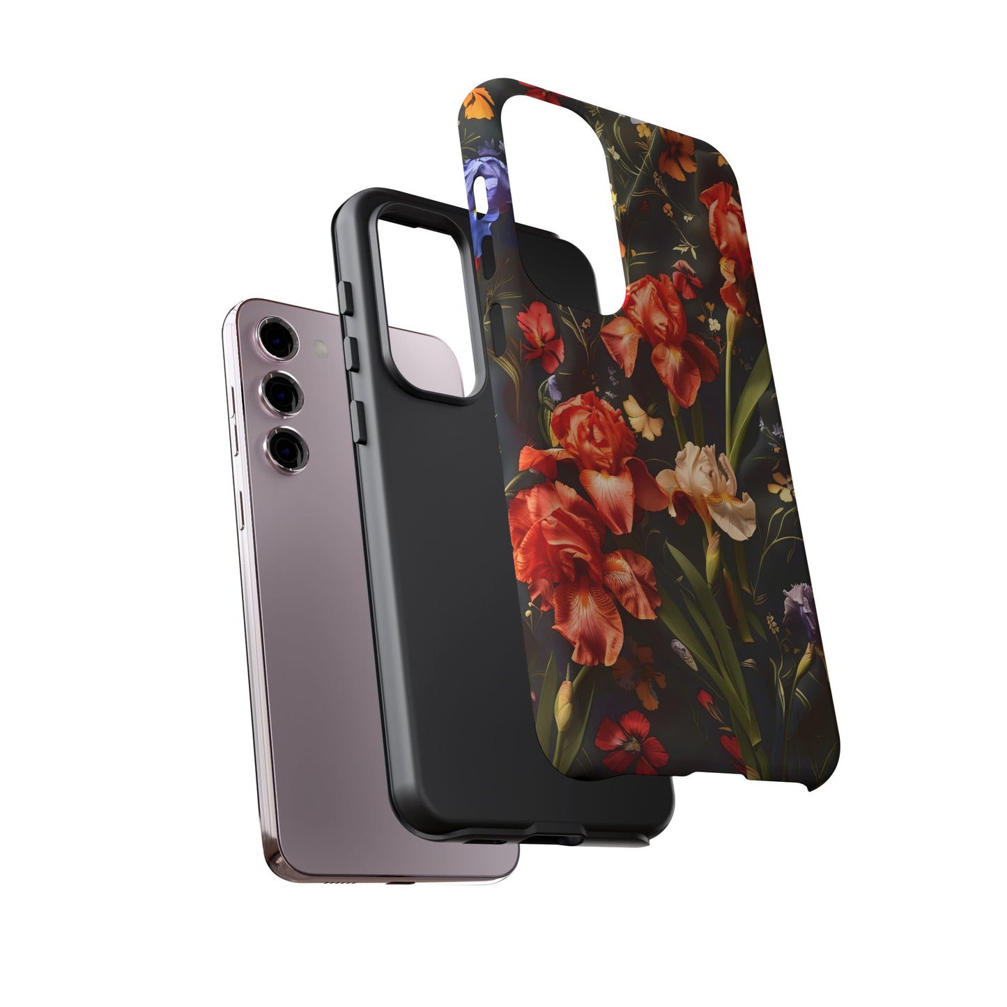 Floral Tough Case for Phone, Durable Protective Phone Cover, Gift for Flower Lovers, Phone Accessories, Spring Vibes