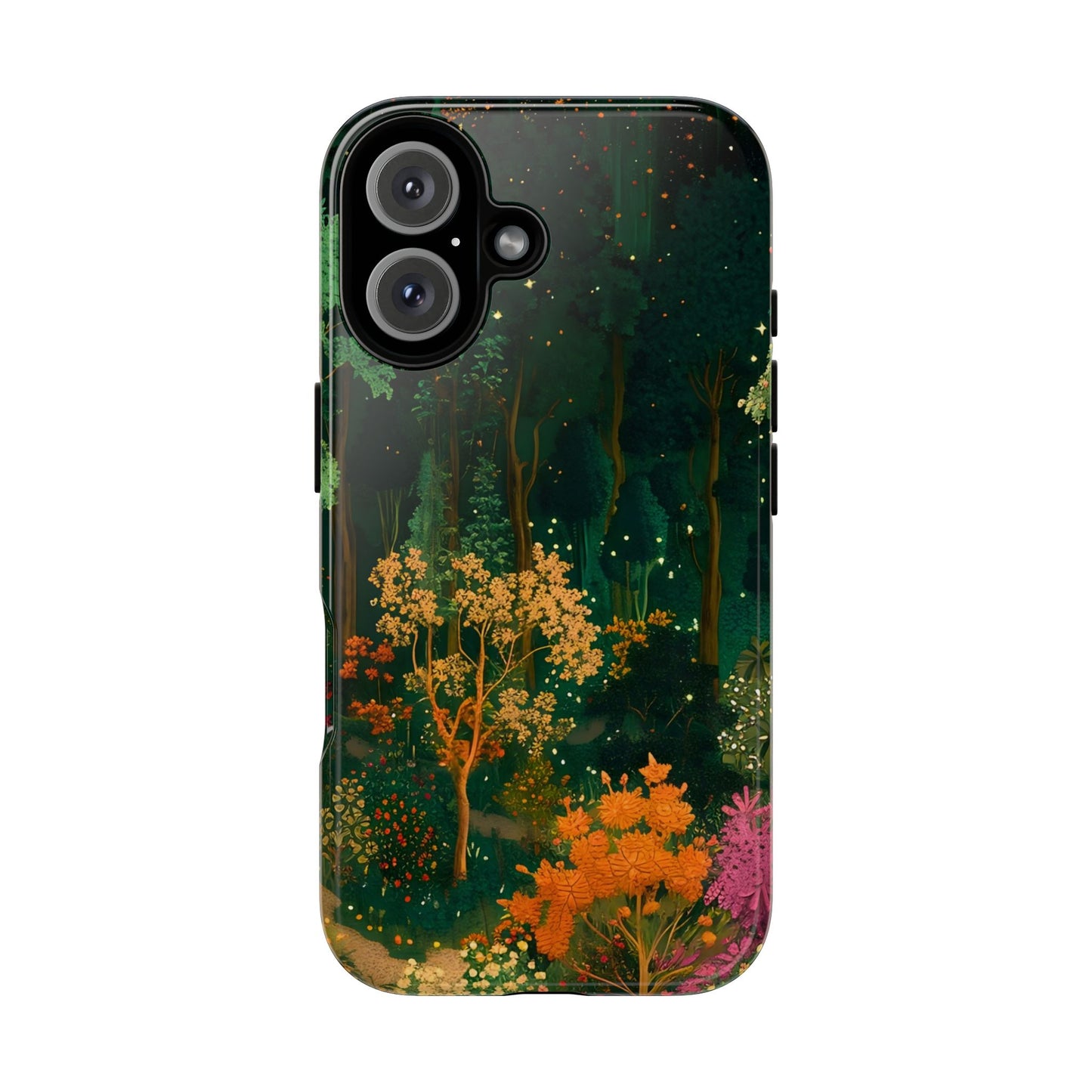 Nature-Inspired Phone Case, Floral Design, Tough iPhone Cover, Gift for Nature Lovers, Colorful Phone Accessory
