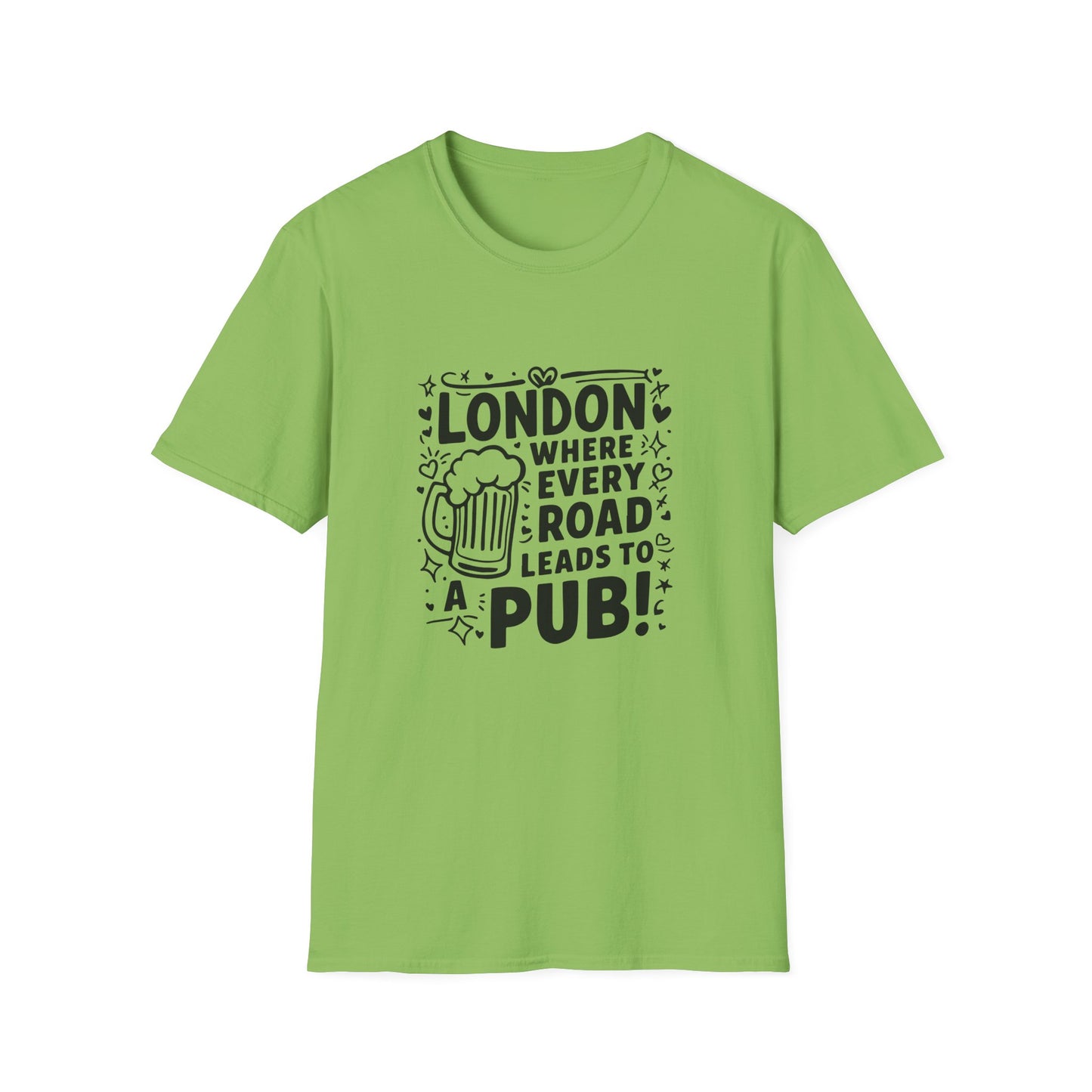 London's Pub Classy Unisex Softstyle T-Shirt