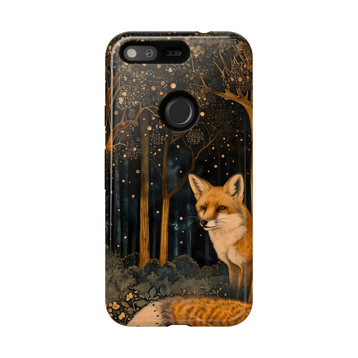 Fox Forest Phone Case, Cool Tough Case for Animal Lovers, Nature Themed Accessory, Unique Gifts for Her, Wildlife Protection