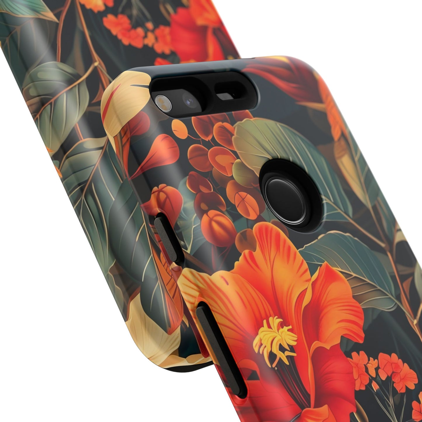 Colorful Floral Phone Case, Tough Cases, Vibrant Smartphone Cover, Gift for Nature Lovers, Summer Vibes, Unique Phone Accessory