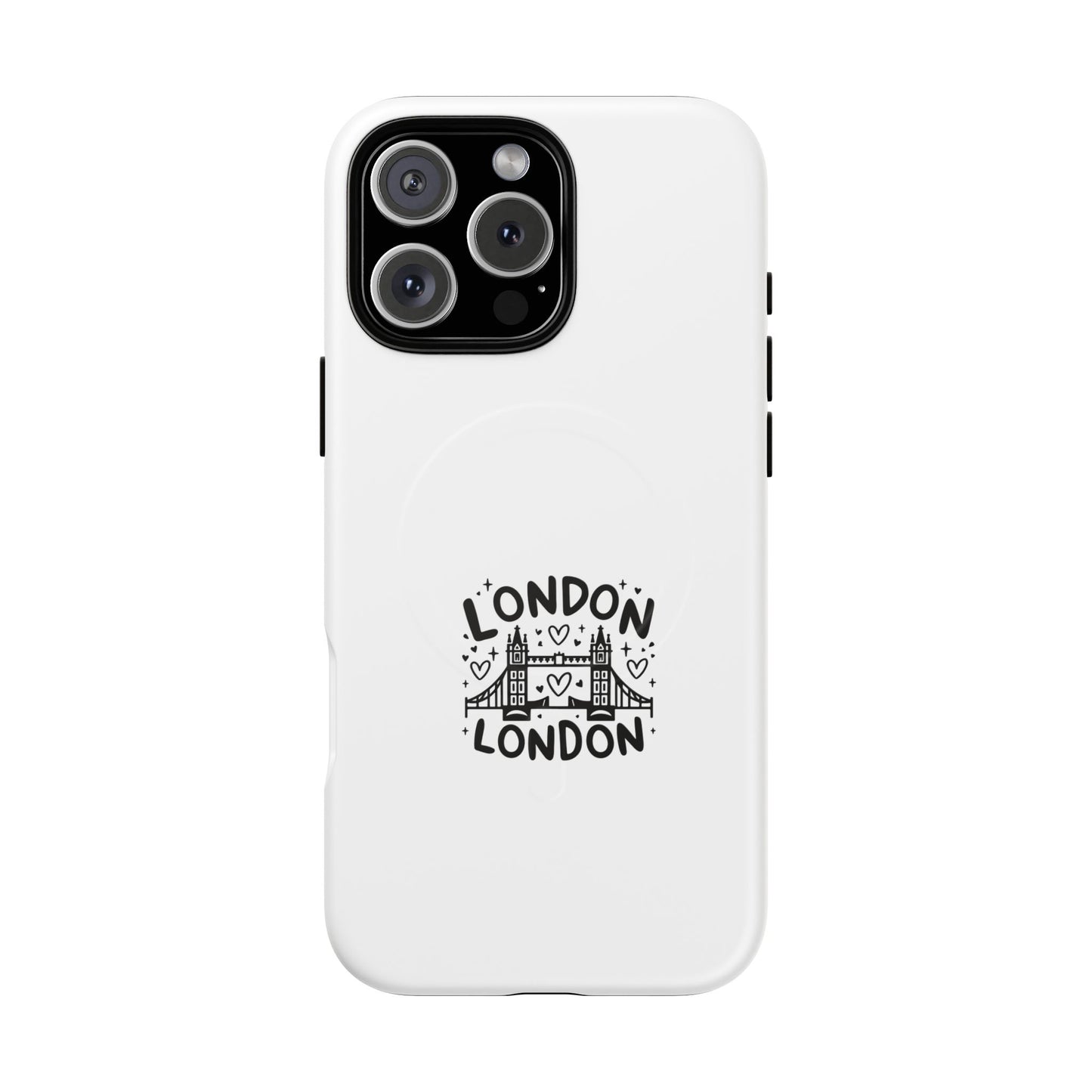 London-Inspired Tough Magnetic Cases | Perfect for Travelers, Gift for Friends, Unique Phone Protection, London Souvenirs, Travel Gifts