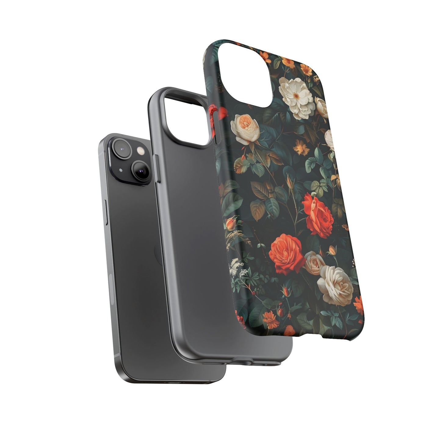 Floral Phone Case | Tough Cases with Elegant Design | Gift for Her, Mother's Day, Birthdays, Personalized, Trendy Tech Accessories