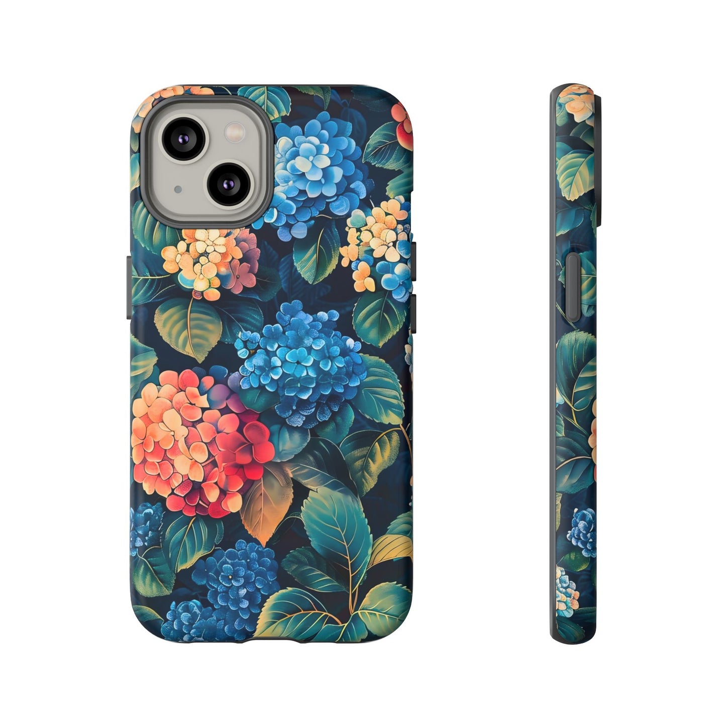 Floral Tough Phone Case, Durable Smartphone Cover, Flower Design, Gift for Her, Stylish Protection