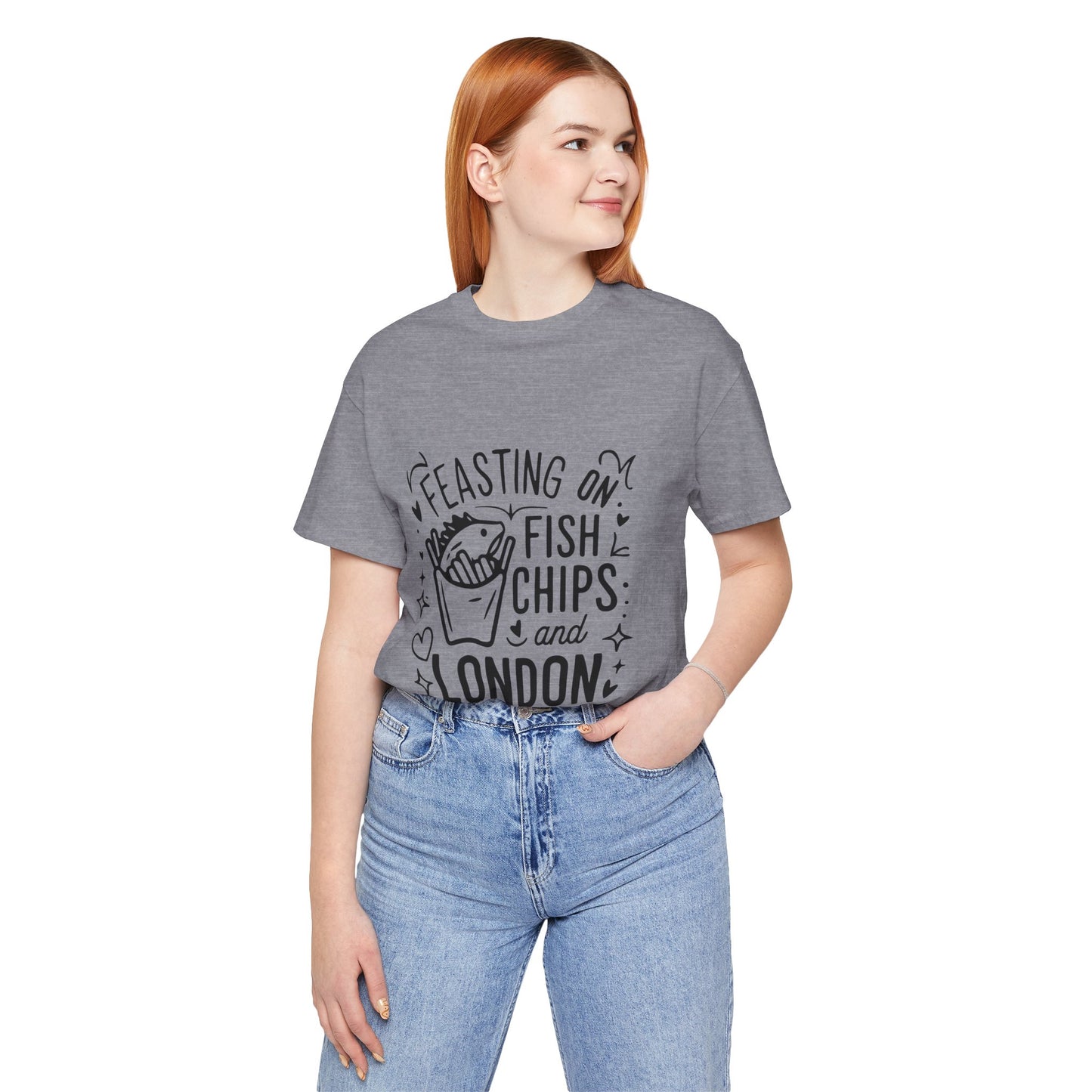Unisex Jersey Short Sleeve Tee - Fsih Chips and London