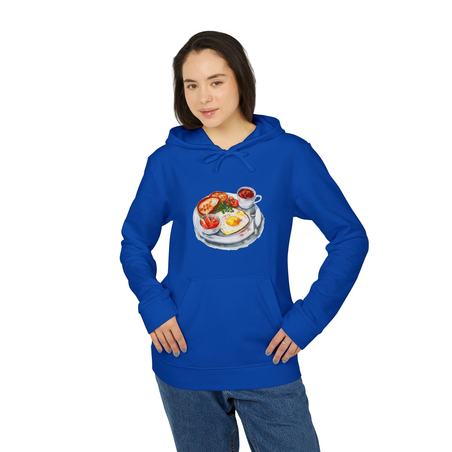 Breakfast Lover's Fleece Hoodie - Cozy Unisex Design