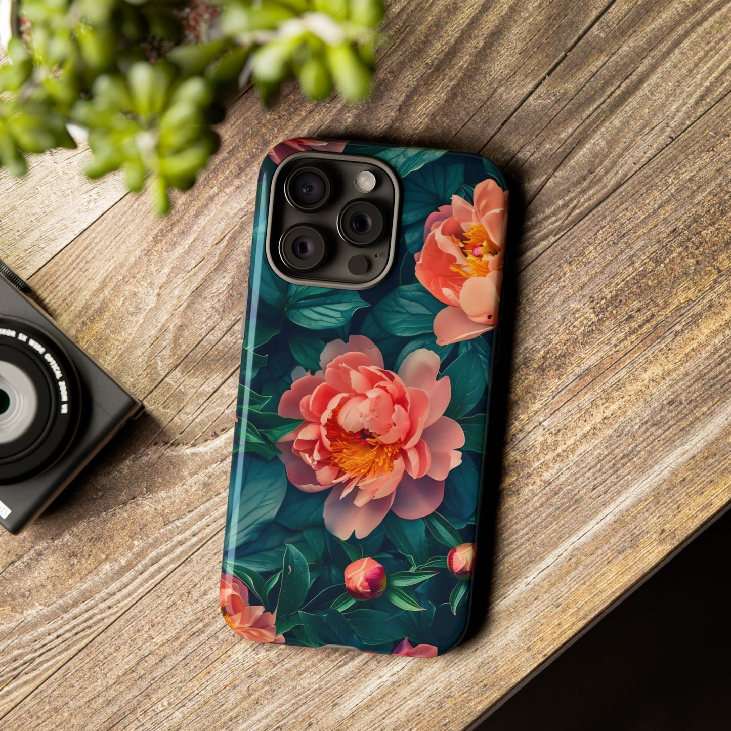 Floral Phone Case - Tough Cases, Flower Design, Botanical Art, Phone Accessory, Gift for Her, Nature Lovers