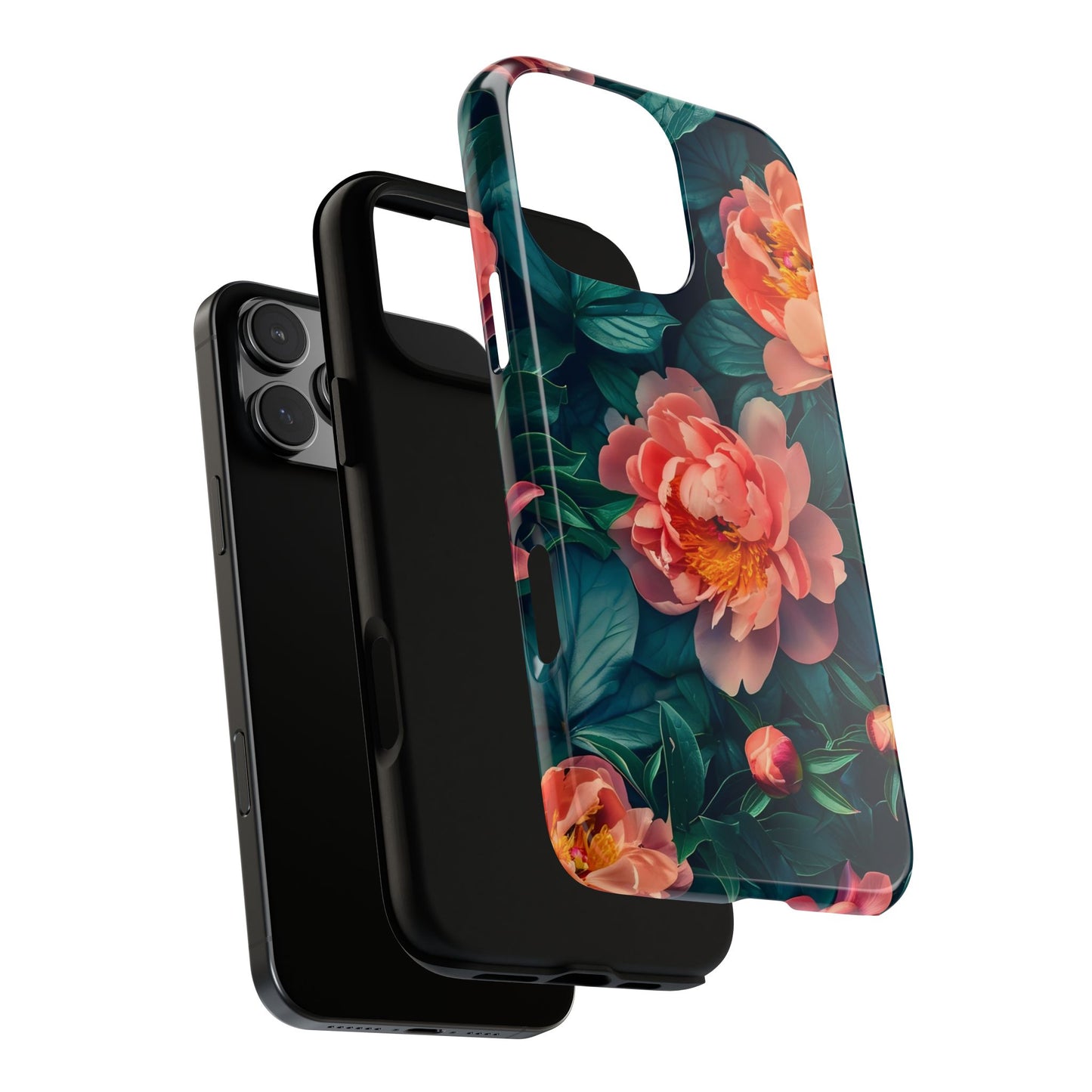 Floral Phone Case - Tough Cases, Flower Design, Botanical Art, Phone Accessory, Gift for Her, Nature Lovers