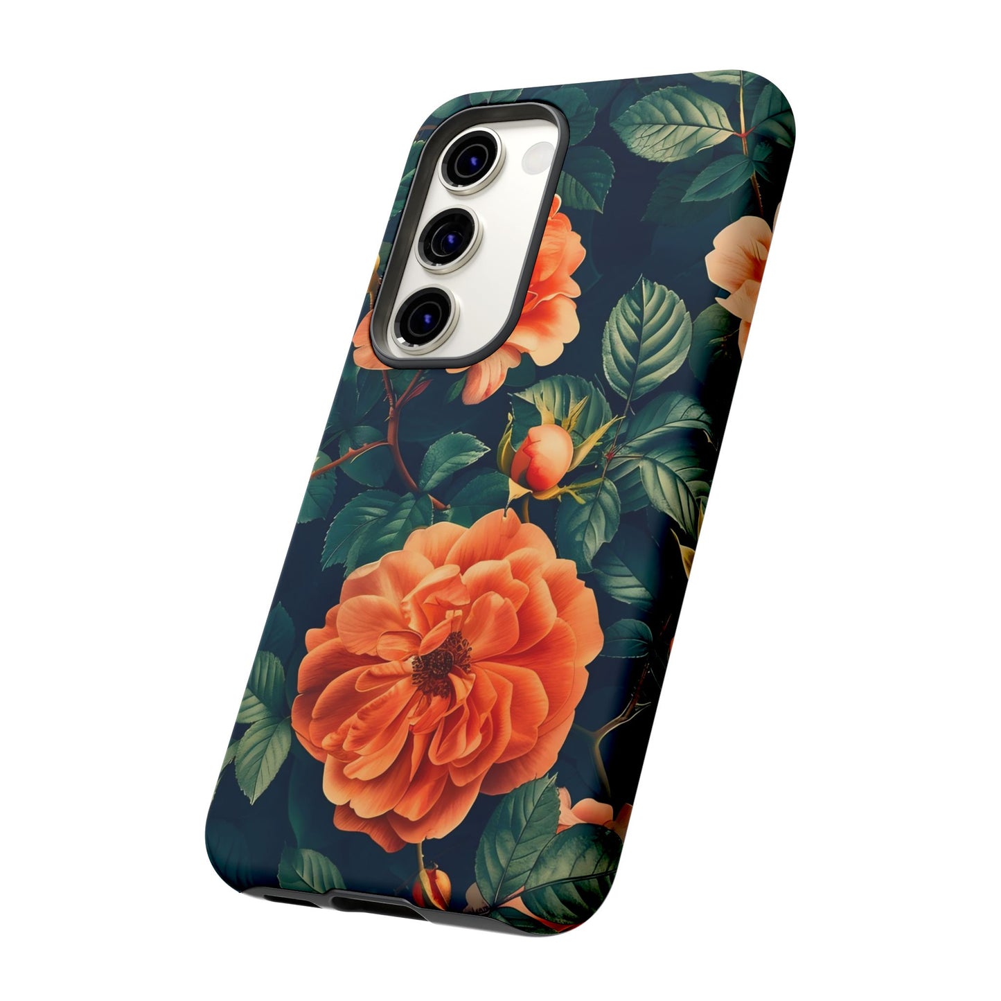 Floral Phone Case, Tough Cases for Nature Lovers, Botanical Design, Phone Protection, Gift for Her, Trending Floral Accessories