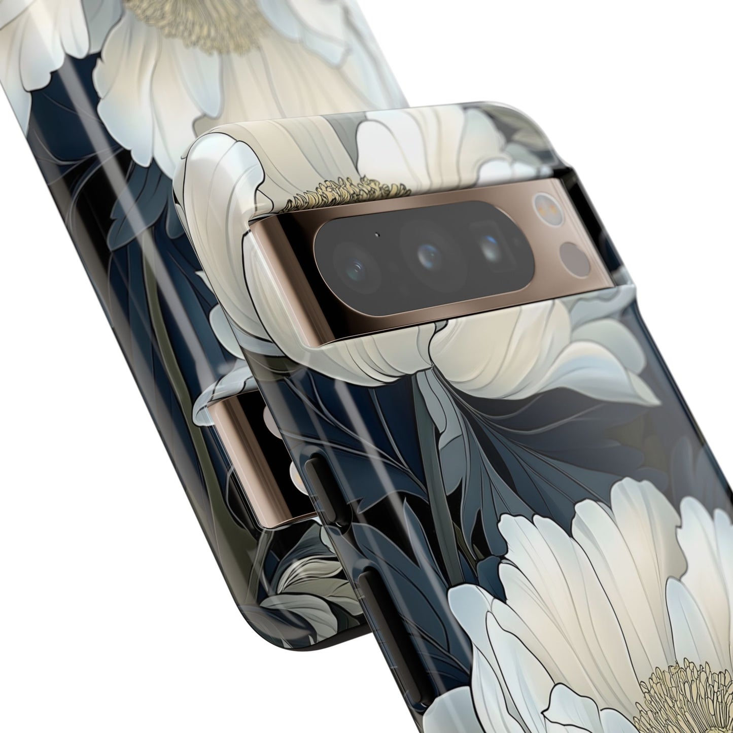 Elegant Floral Phone Case, Floral iPhone Cover, Flower Art Phone Case, Eco-Friendly Mobile Protection, Tough & Stylish Phone Case