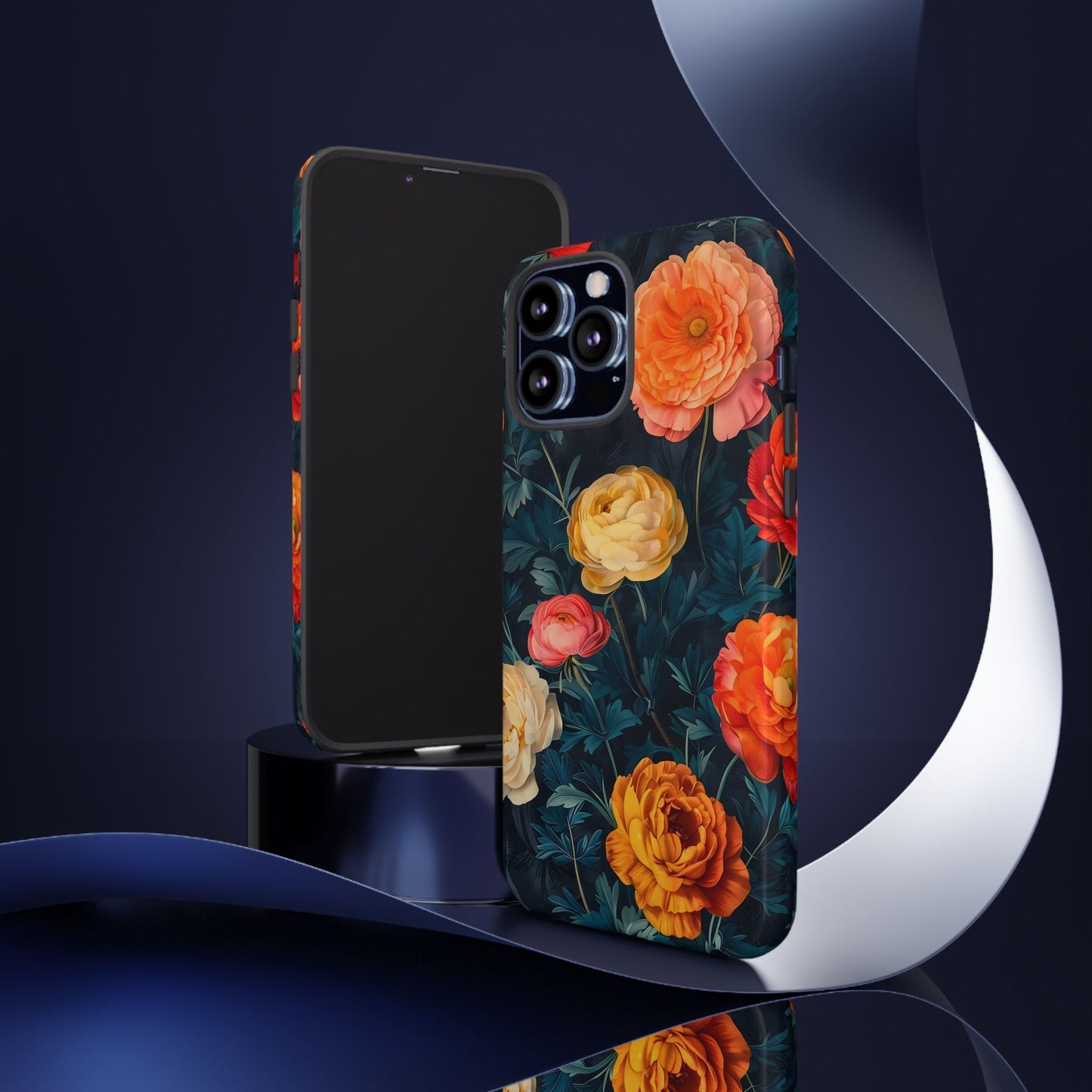 Floral Phone Case, Tough Cases for Phone Protection, Gift for Flower Lovers, Floral Designs, Spring Decor