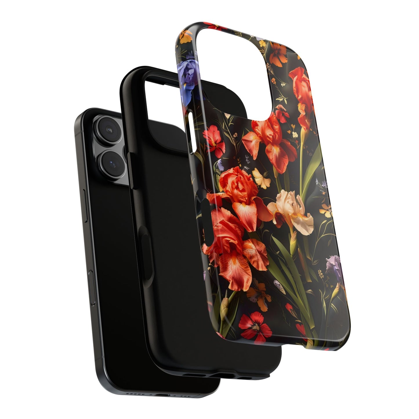 Floral Tough Case for Phone, Durable Protective Phone Cover, Gift for Flower Lovers, Phone Accessories, Spring Vibes